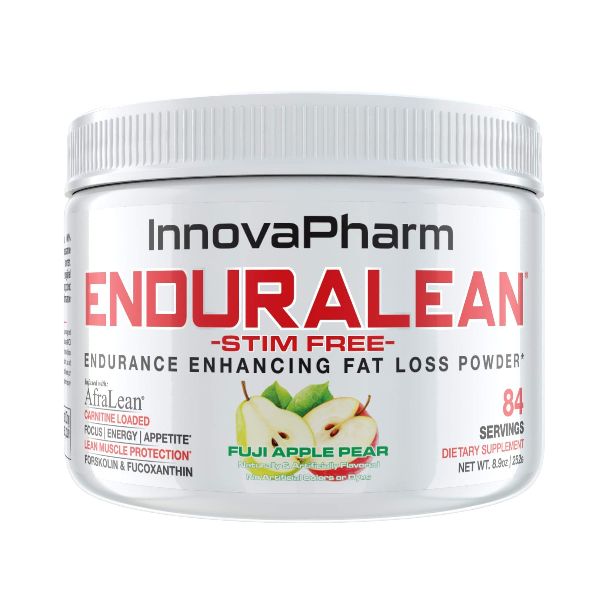 InnovaPharm Enduralean Stim Free - Fuji Apple Pear - 84 Servings - 8.9 ounces