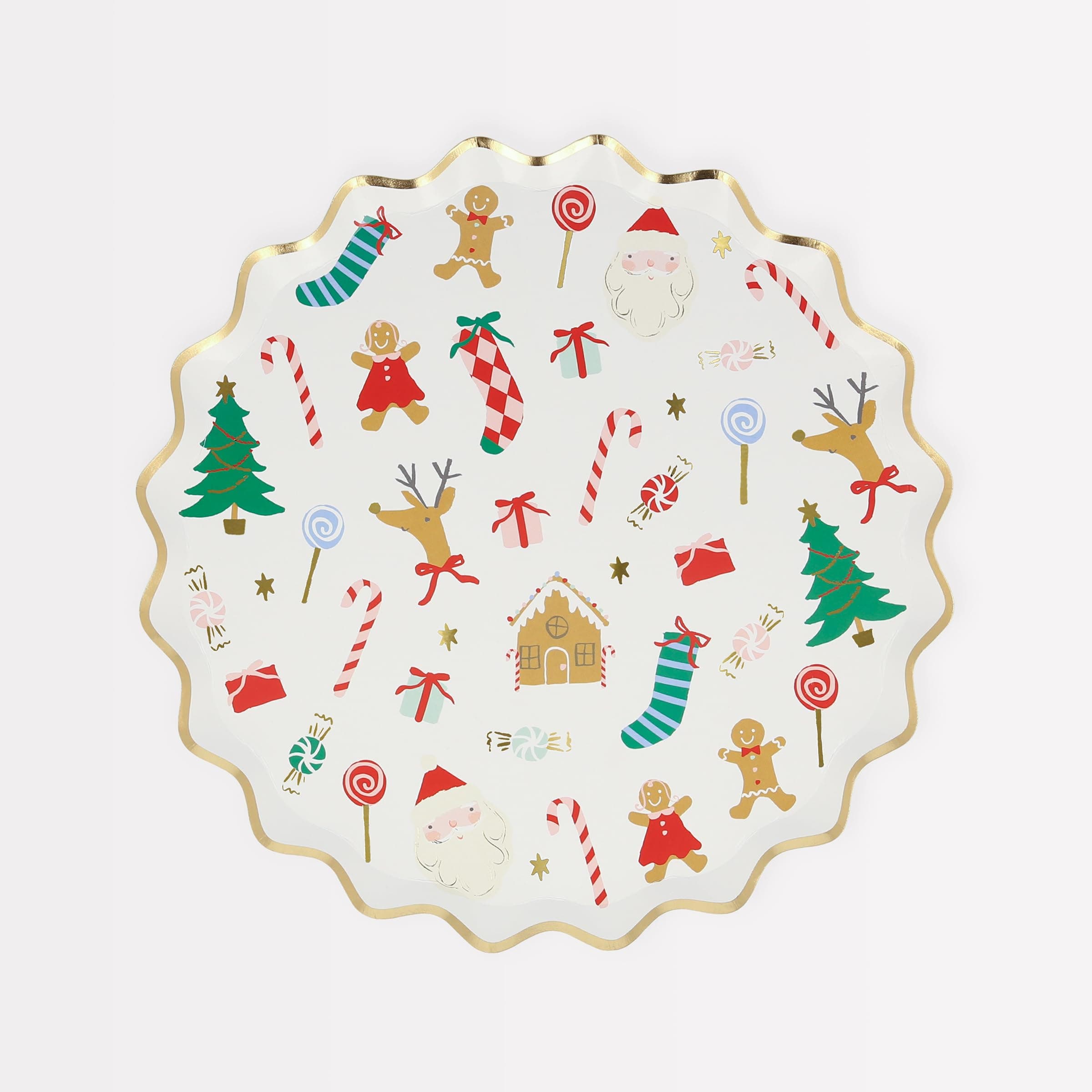 Meri MeriJolly Christmas Side Plates (Pack of 8)