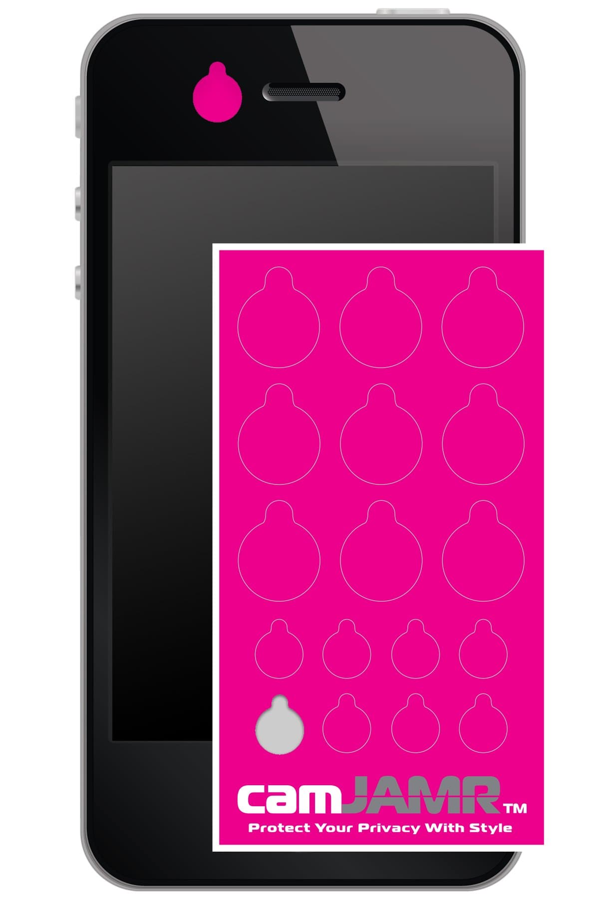 Webcam Covers, Protect Your Privacy with camJAMR Pink Pack .0035" Ultra Thin, (Includes 17 Universal Web Camera Covers) Removable & Reusable. for Laptops Tablets Smartphones Mac & More!