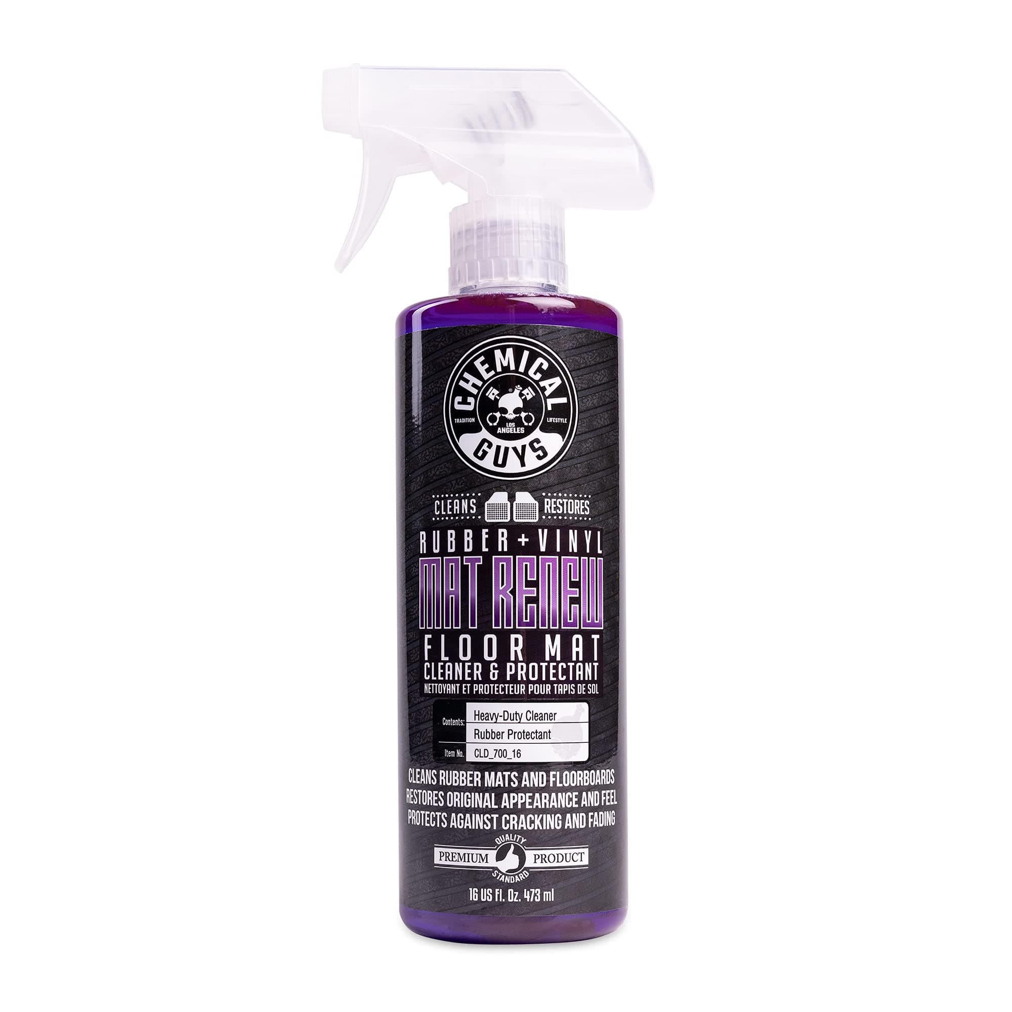 Chemical Guys Floor Mat Cleaner and Protectant (Rubber and Vinyl), 16 fl. Oz, CLD_700_16