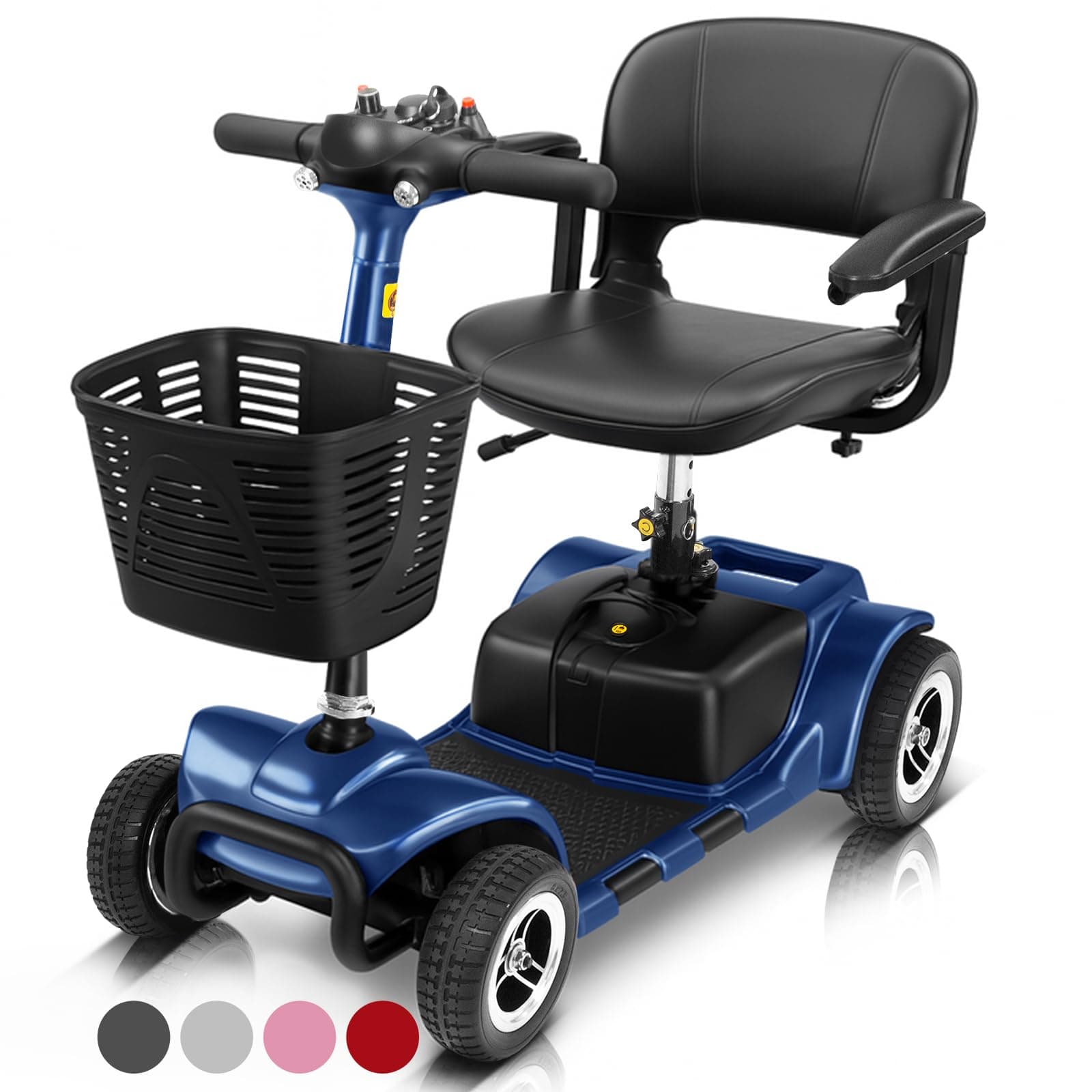 Vive 4 Wheel Mobility Scooter One Size Blue