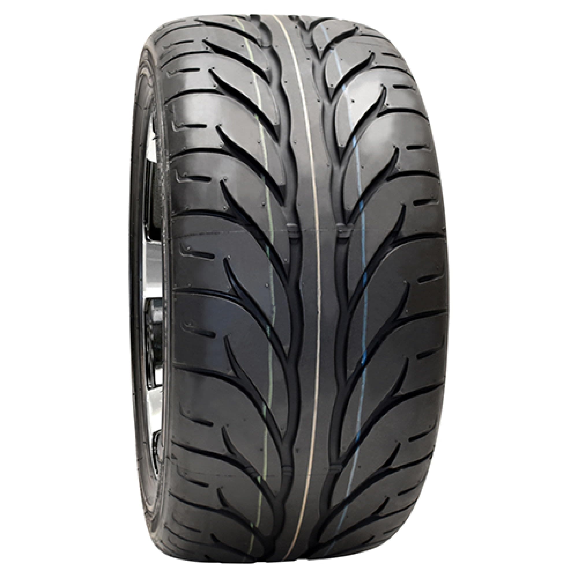 Red HawkTIR-205 Tire Kenda Kruzer, Directional, 205/35R14, Steel Belted Radial, DOT, 4 Ply Golf Carts