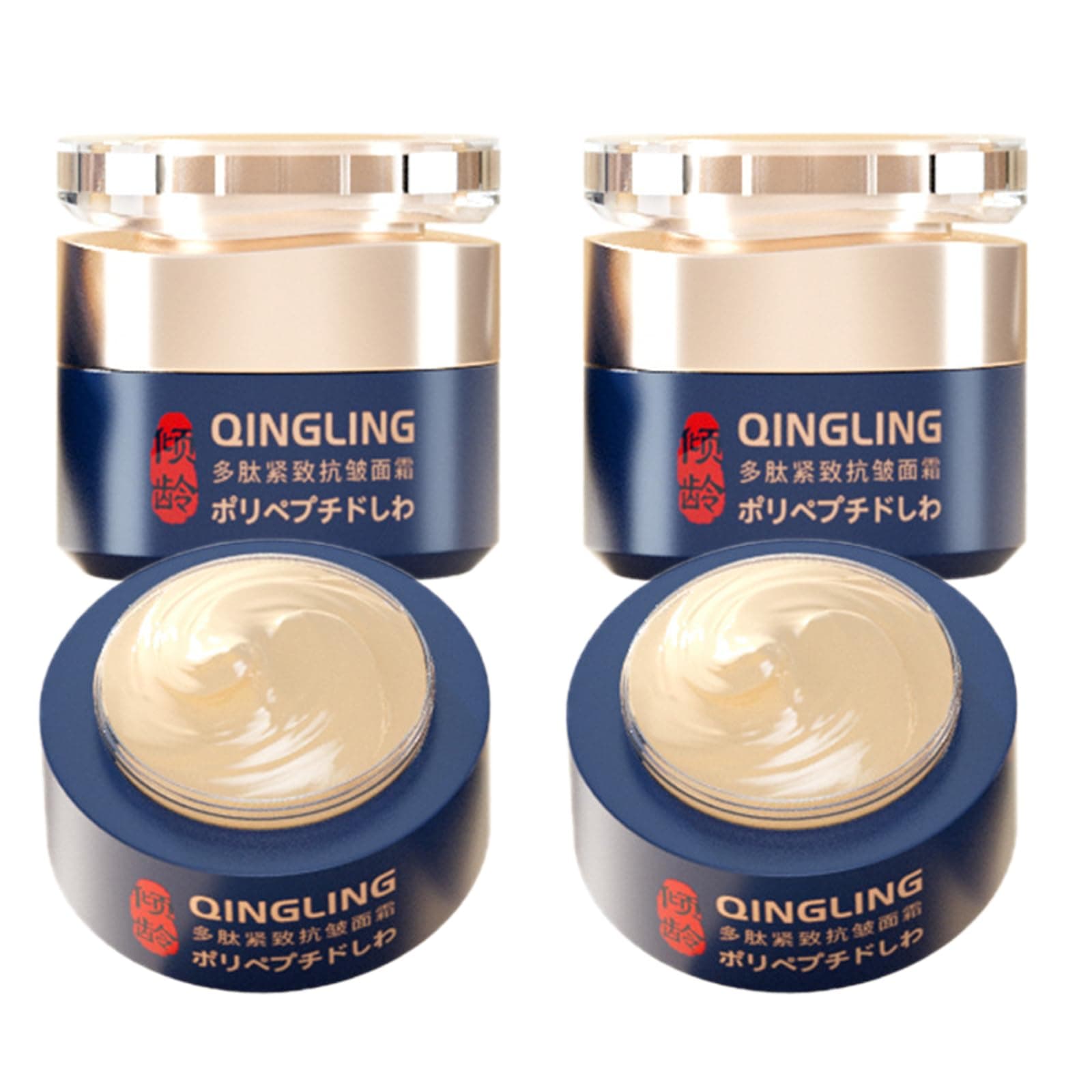 QINGLING Face Cream, Qingling Wrinkle Removal Cream, Peptide Firming Anti-Wrinkle Facial Cream, Anti aging Moisturizer SkinCare Cream