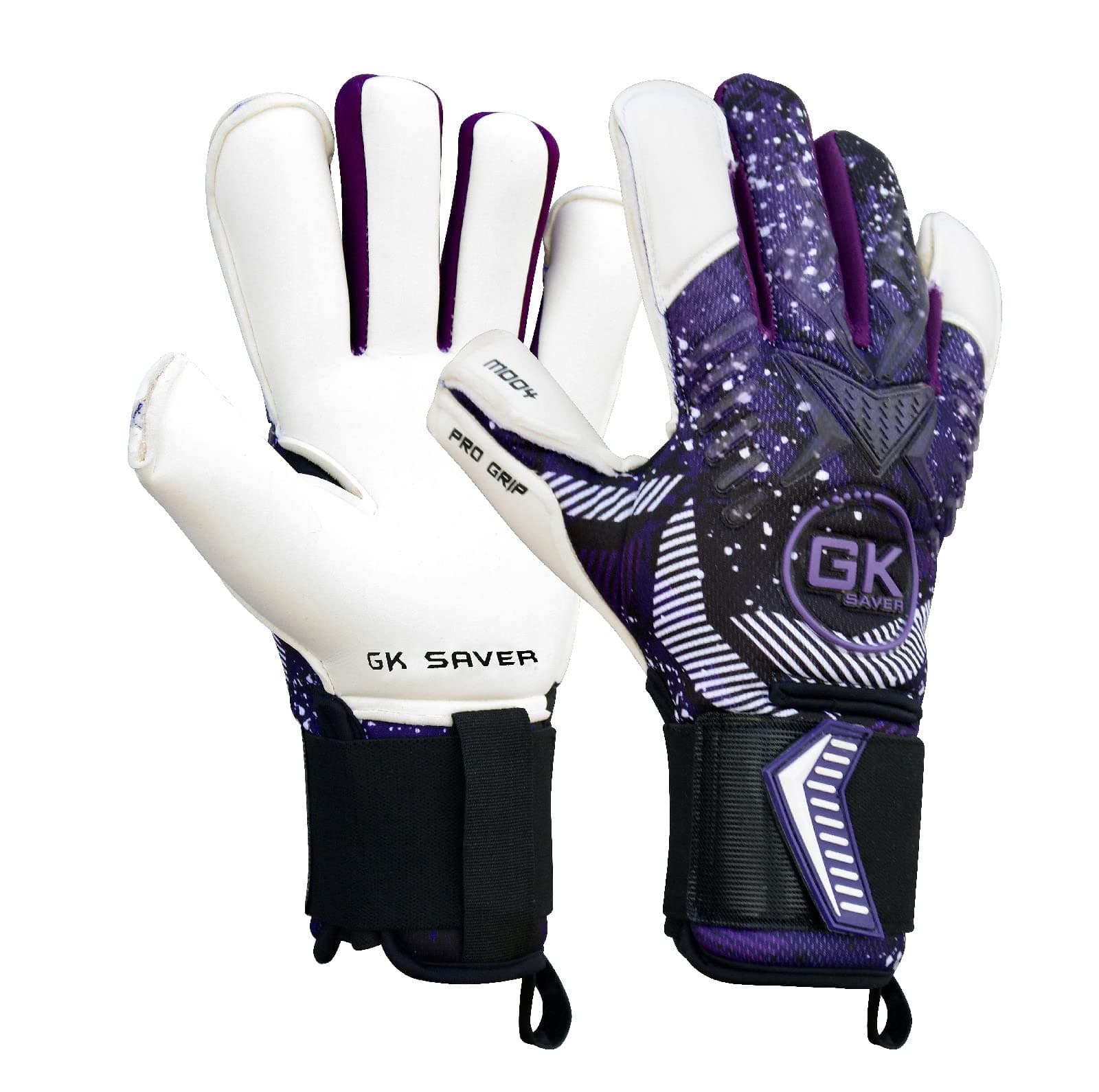 GK Saver Football Goalkeeper Gloves - MODESTY Series | Professional Soccer Goalie Gloves with Anti-Slip Palm and Removable Savefingers | Sizes 6-11