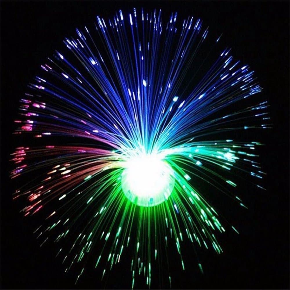 Generic Colour Changing Fibre Optic Desk Floor Wall Lamp Calming Light Great Party Decorations for Birthday, Christmas, Halloween,Valentine's Day,Wedding, Engagement, Dinner,Party, Bedroom