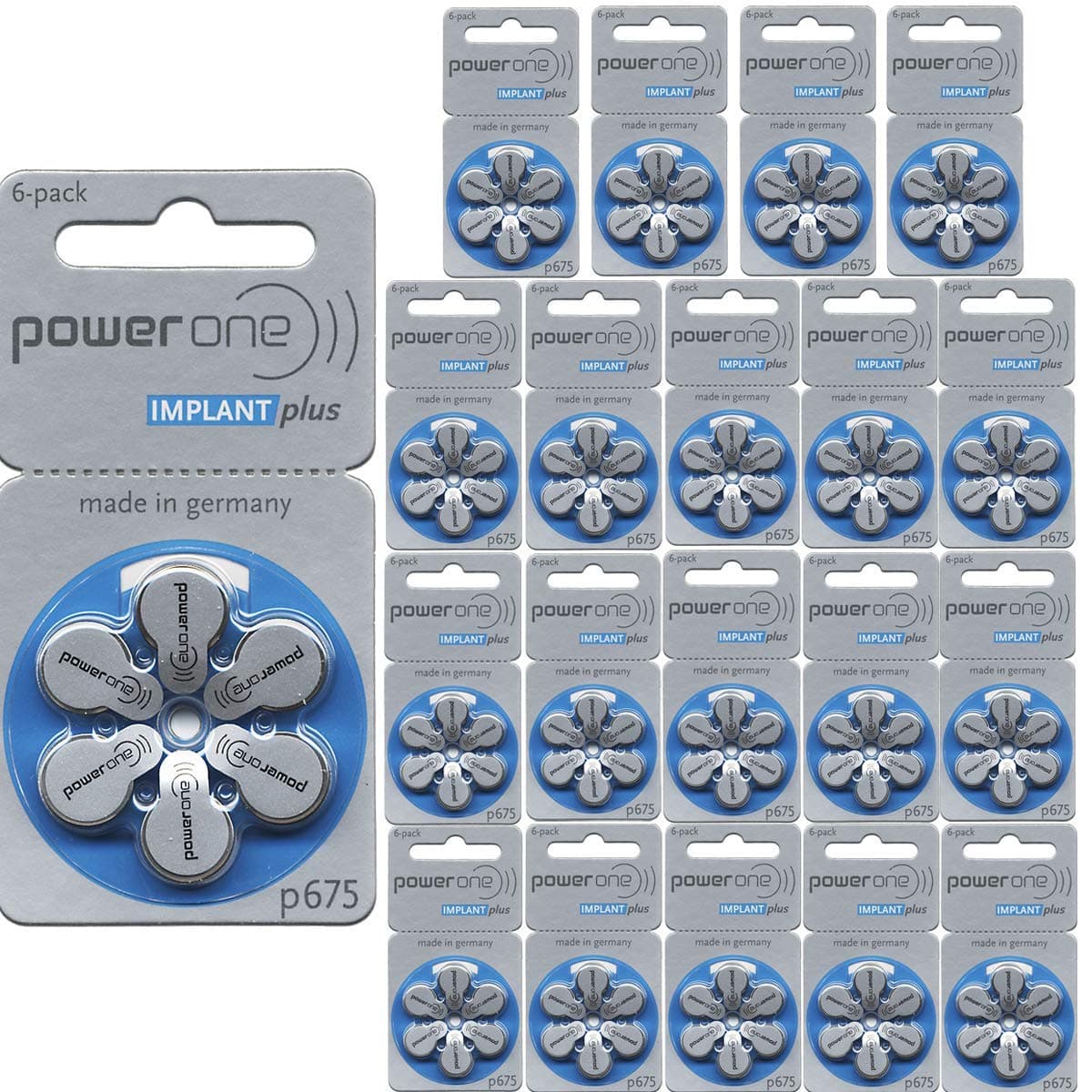 Cochlear Implant Batteries (120 Batteries)