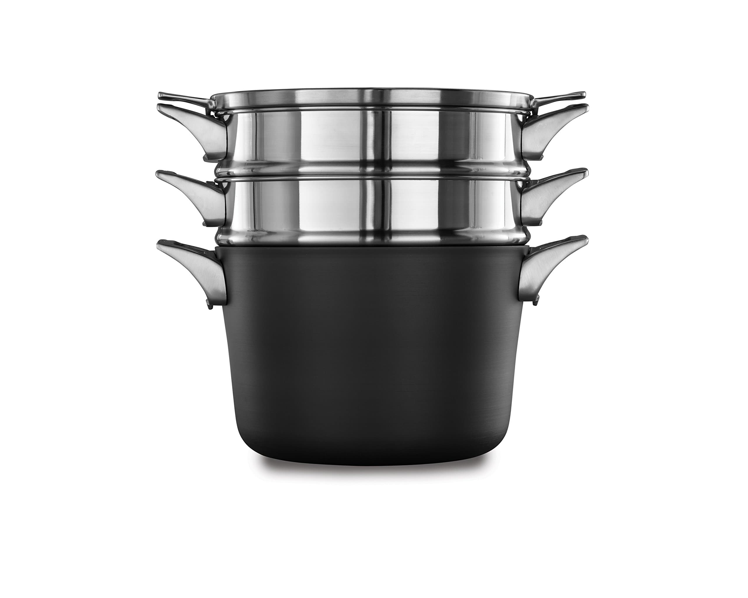 CalphalonPremier Space-Saving Hard-Anodized Non-Stick 8-Qt. Multi-Pot & Lid