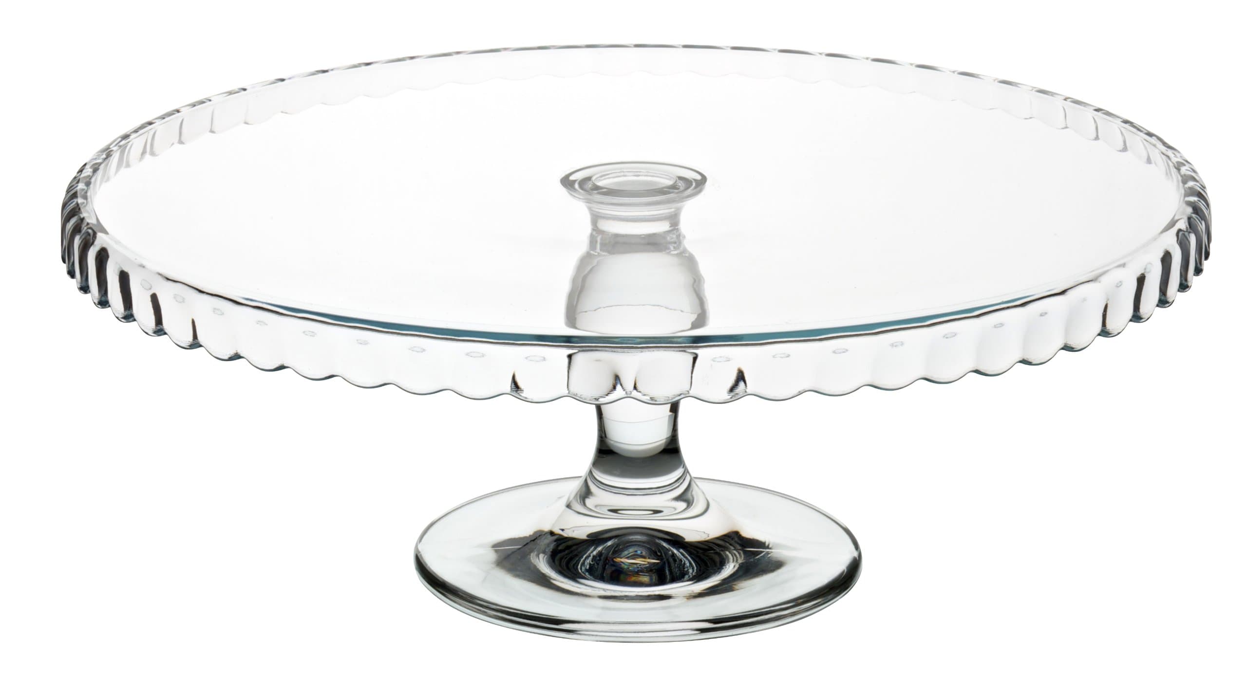 Personalised Engraved 12.5" (32cm) Cake Stand Wedding Birthday Christmas Lovely Gift Dessert (Plain (Not Engraved))