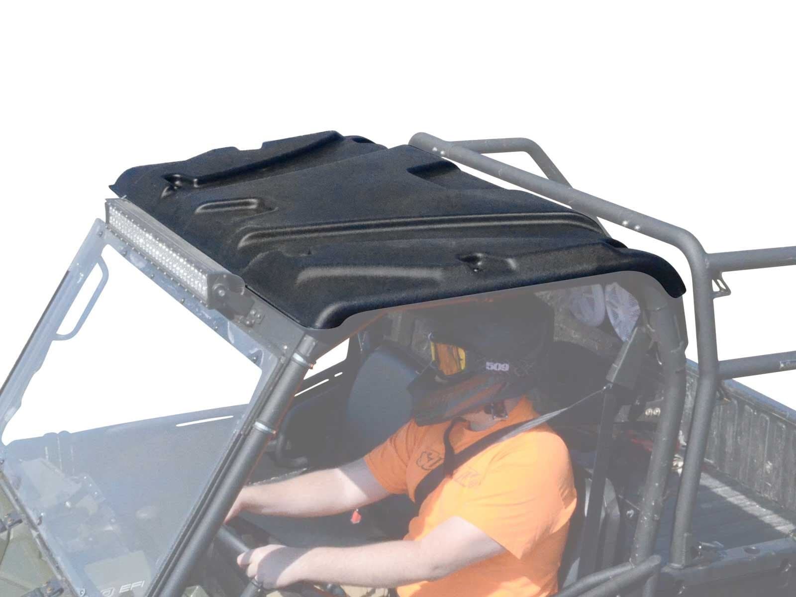Full Size Plastic Roof for Polaris Ranger 500/570 / XP 800/800 6X6 / 900 Diesel (See Fitment) | Deluxe UTV Roof | 1/4" Plastic Construction | Protects Riders from Sun, Rain and Debris