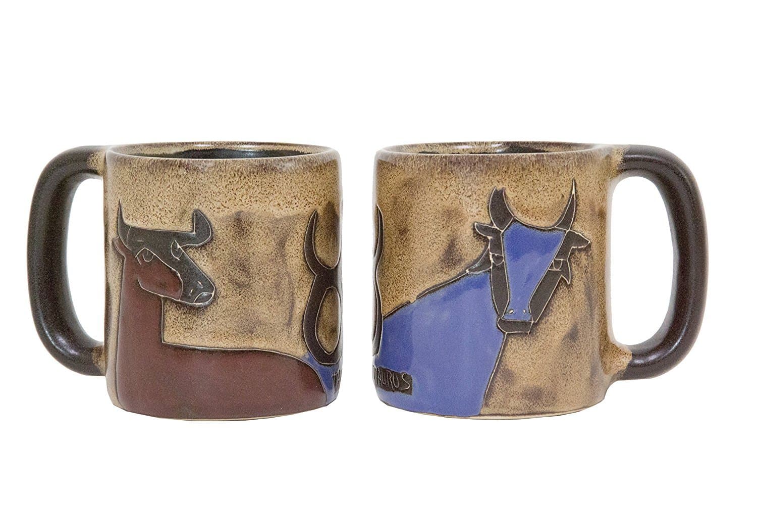 Mara Stoneware Zodiac Mug 16 oz - Taurus the Bull