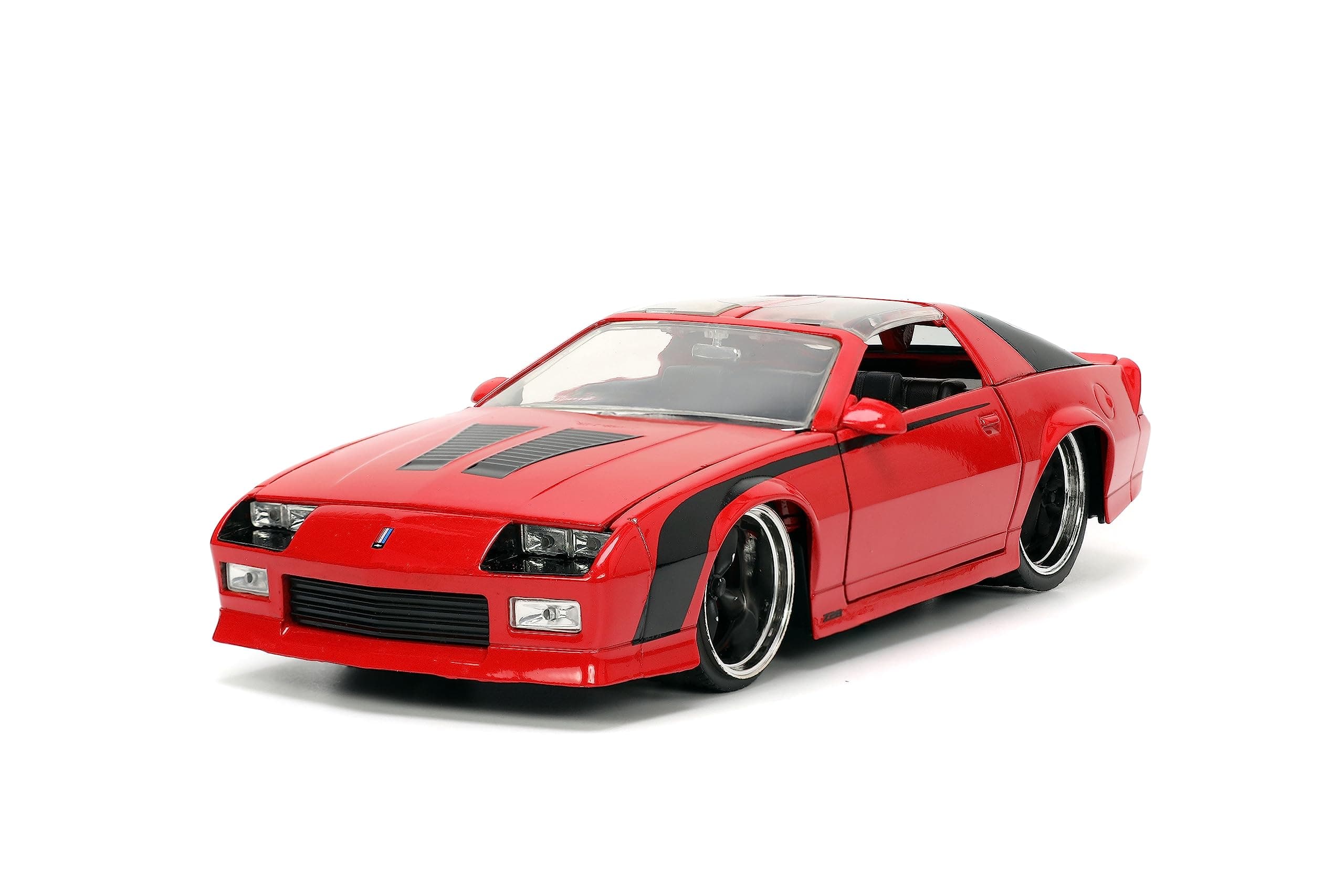 Jada Big Time Muscle 1:24 1985 Chevy Camaro Die-Cast Car (Red)