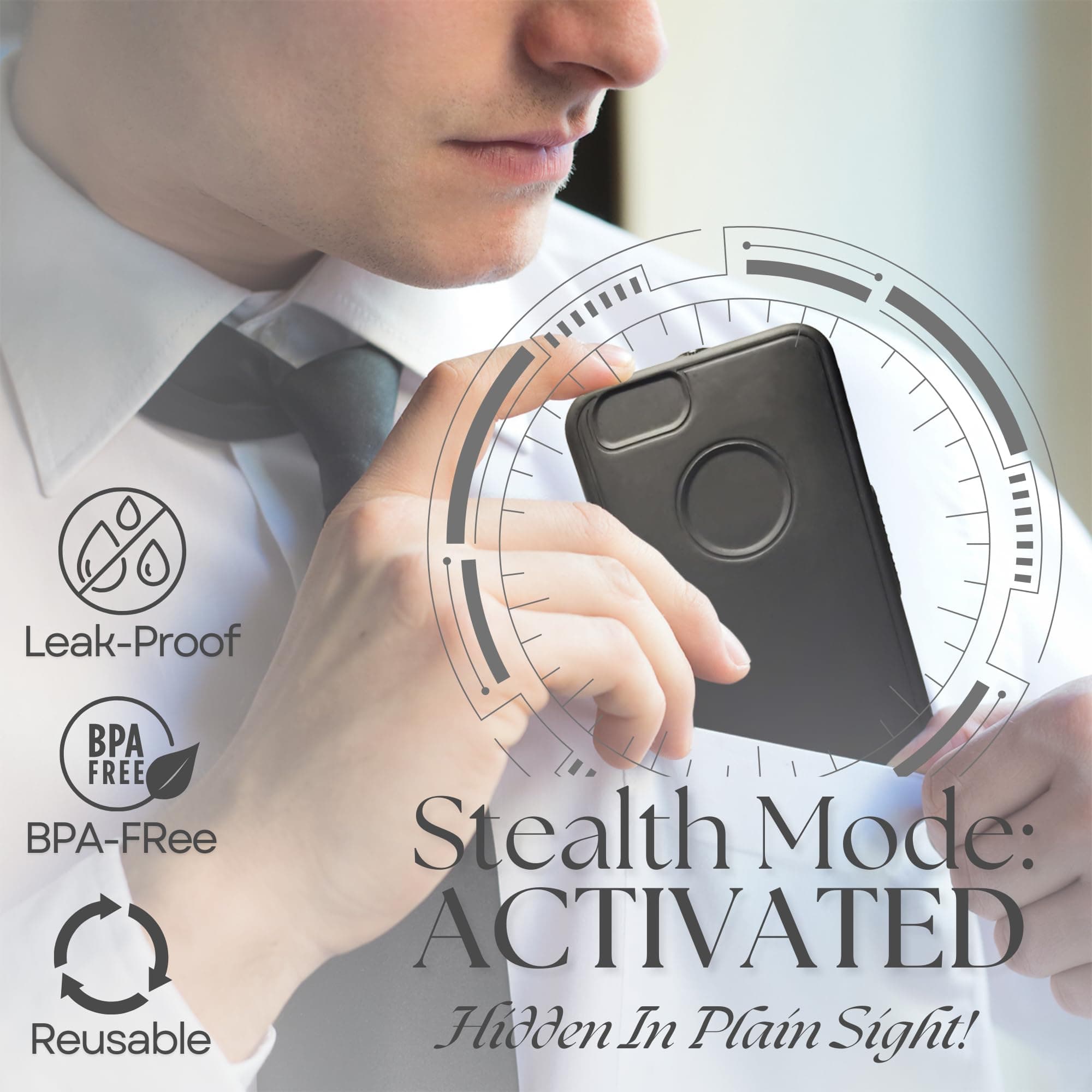 Forum Novelties 79558 Smuggle Your Booze Smart Phone Flask Party Supplies