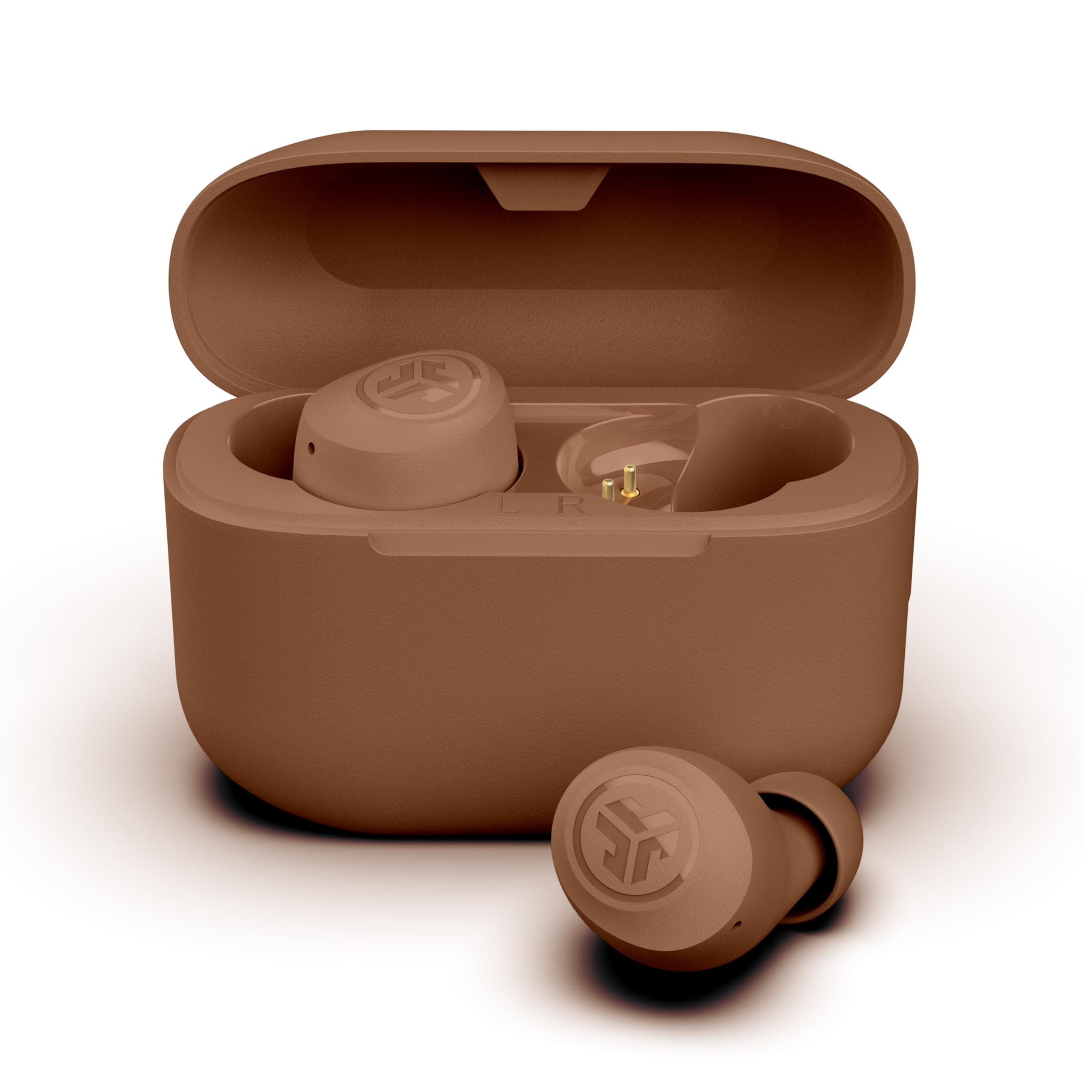 JLab Go Air Pop+ Tones True Wireless Earbuds, in Ear Headphones, Bluetooth Earphones, 35H Playtime Ear Buds, Bluetooth Earbuds with Microphone, USB-C Charging Case, Dual Connect, EQ3 Sound, (1615 C)