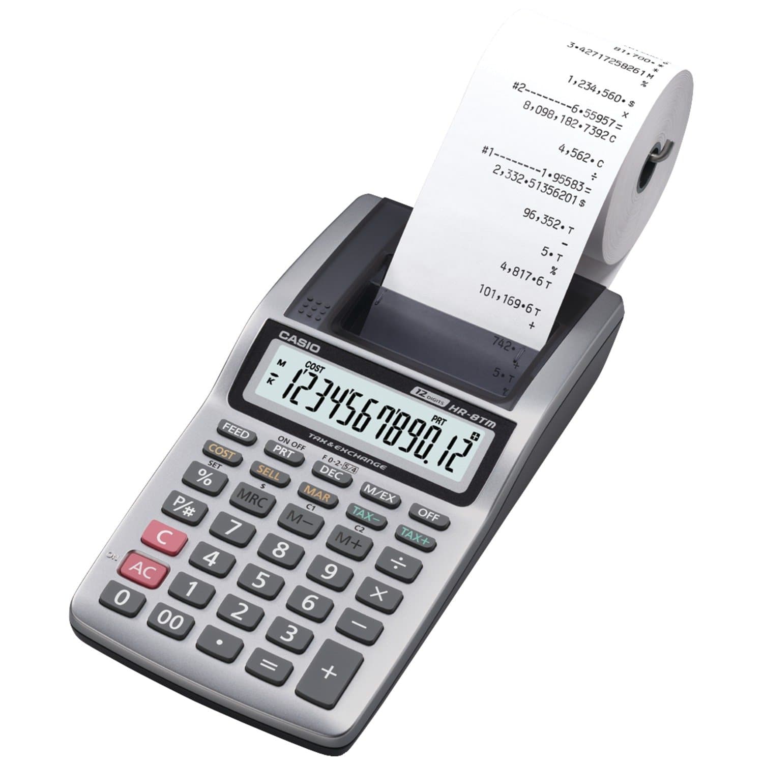 HR-8TM Plus - Handheld Printing Calculator
