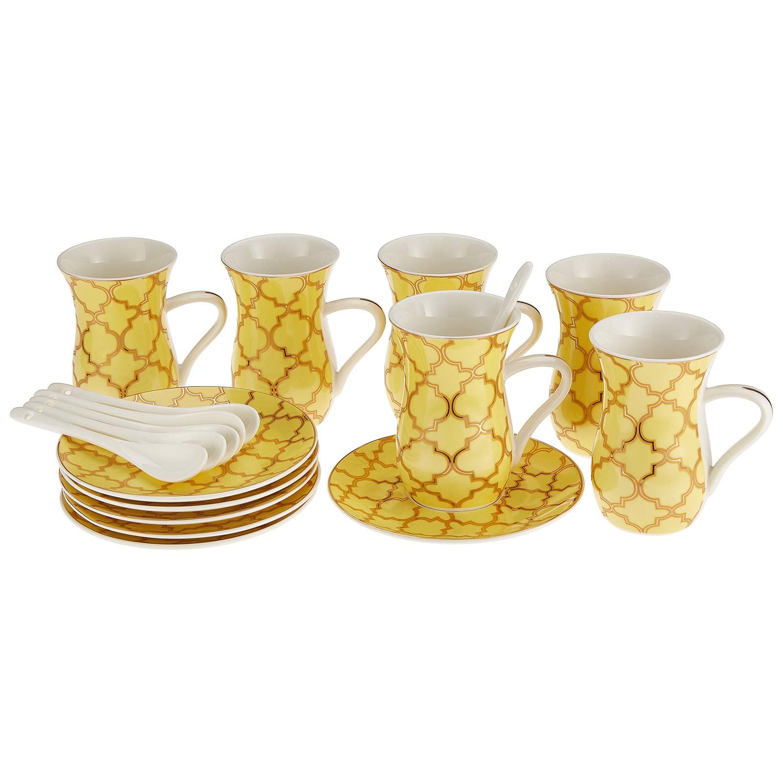 Petite Club Cup & Saucer Set - 12 Piece