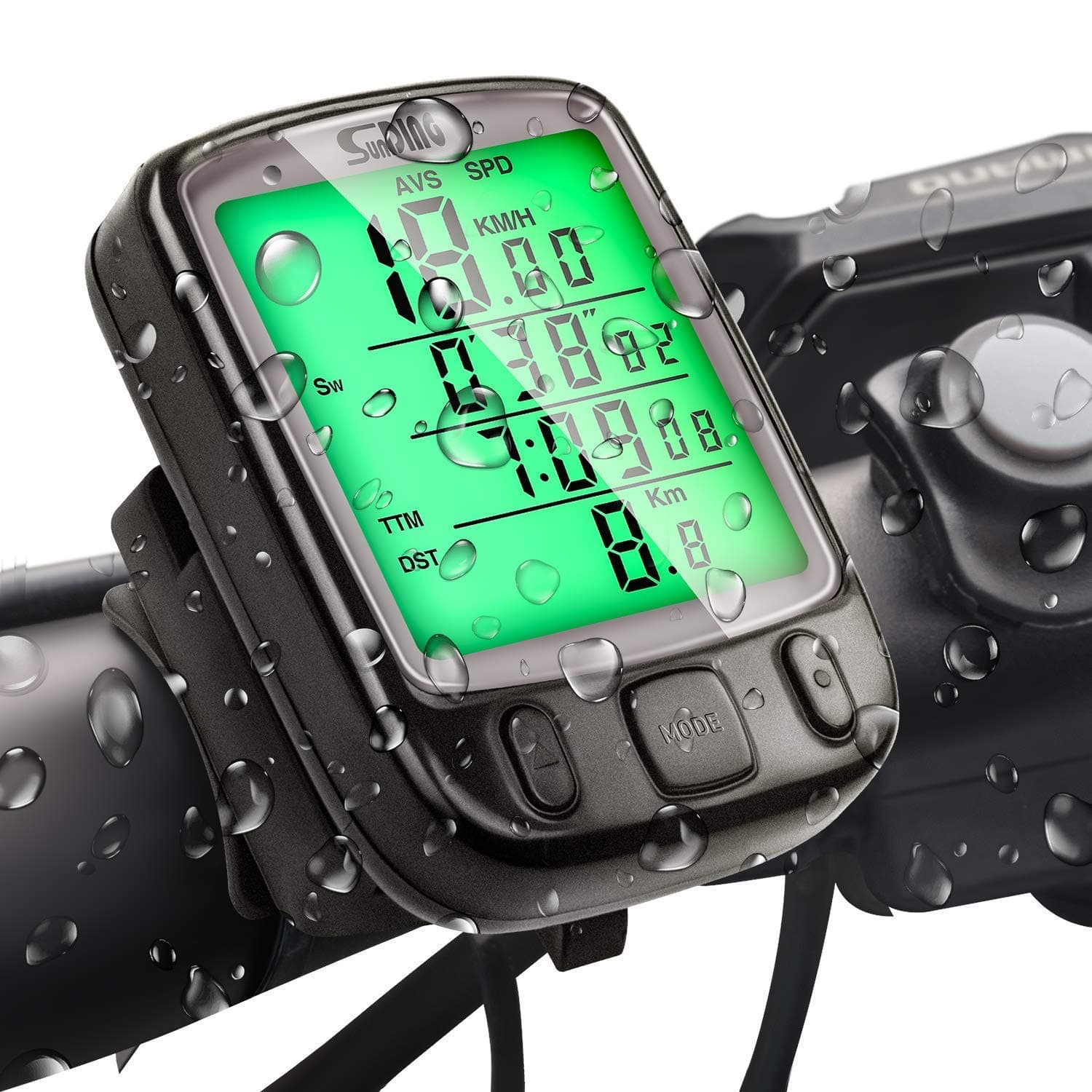 SuMille Bicycle Speedometer Odometer Bike Computer Waterproof Backlight Display Speed Tracking is Suitable for Cycling