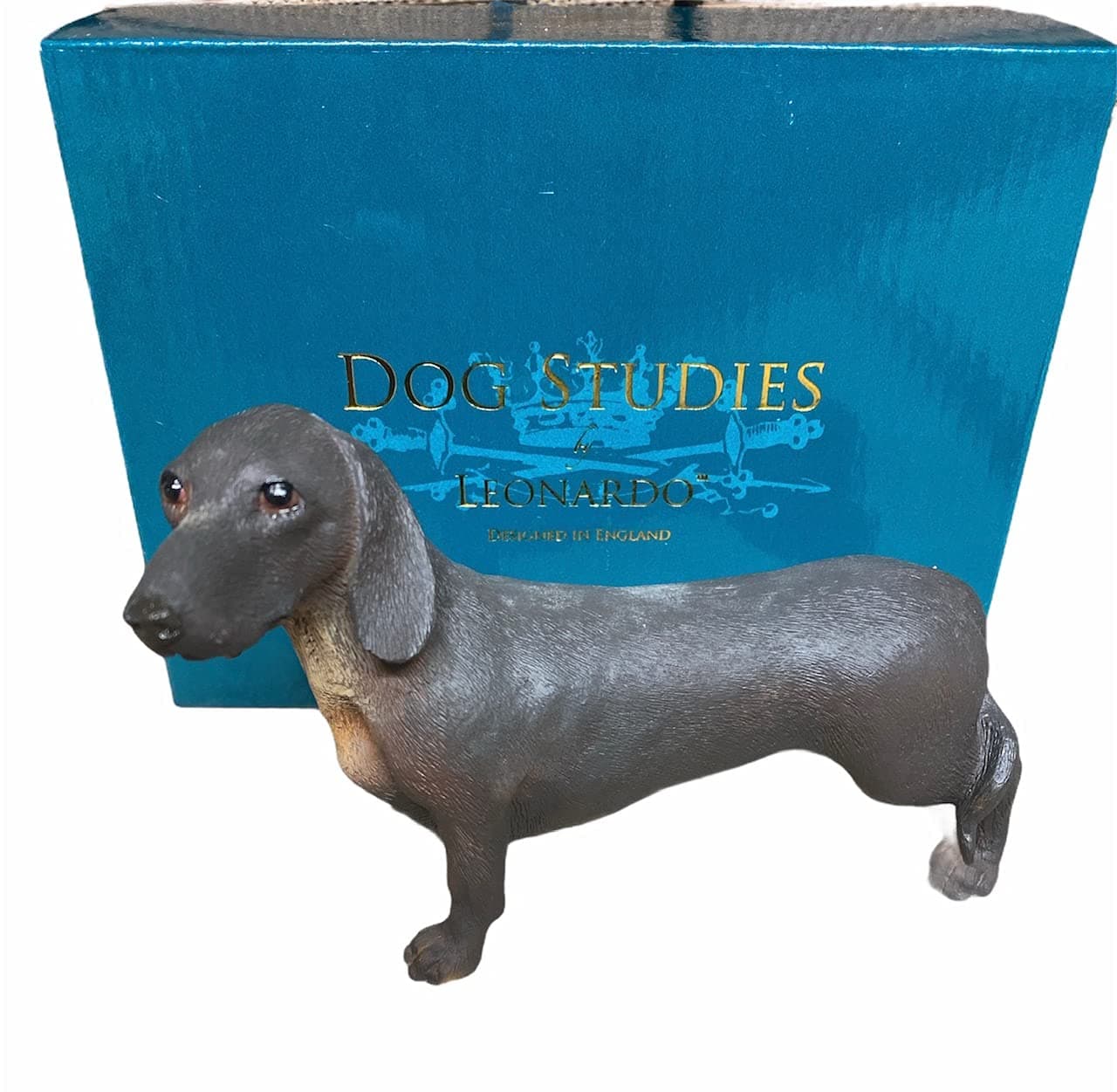 leonardo collction Red Brown Minature Standard Dachshund Ornament Dog Gift Figure Figurine