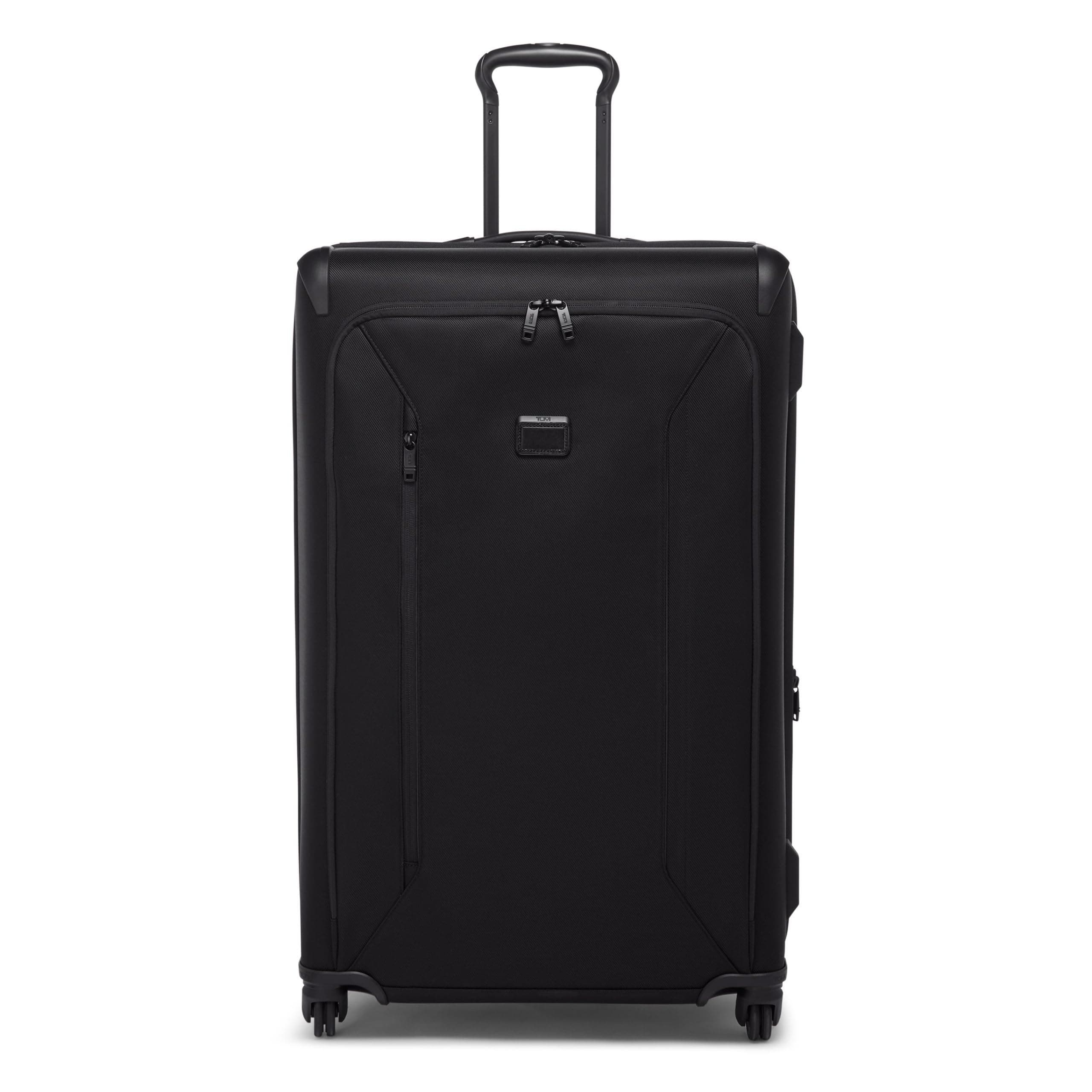Aerotour 4 Wheel Expandable Luggage - Men's and Women's Business and Leisure Travel Suitcase, Black, Extended Trip Expandable Packing Case, Extended Trip Expandable Packing Case