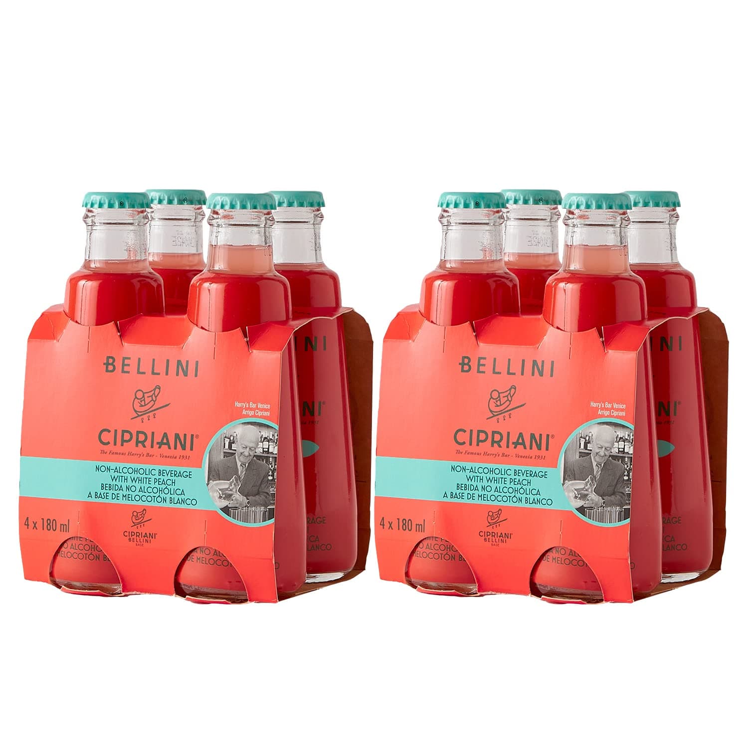 Bellini Cipriani Cipriani White Peach Virgin Bellini Mix 4 - 6.09 Fluid Ounce