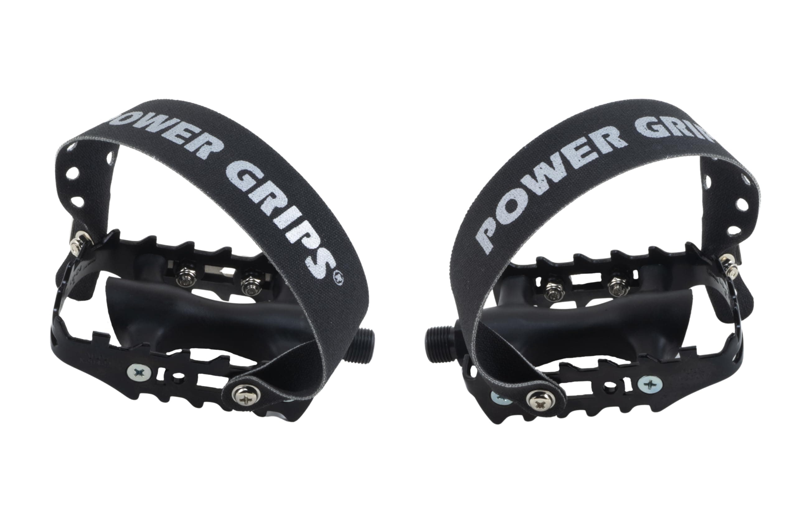 Power Grips Sport Bicycle Pedal Strap kit- Power Grips Pedal Straps Attached to 9/16" Pedals for Increased Pedal Stroke Power (no Assembly Required)