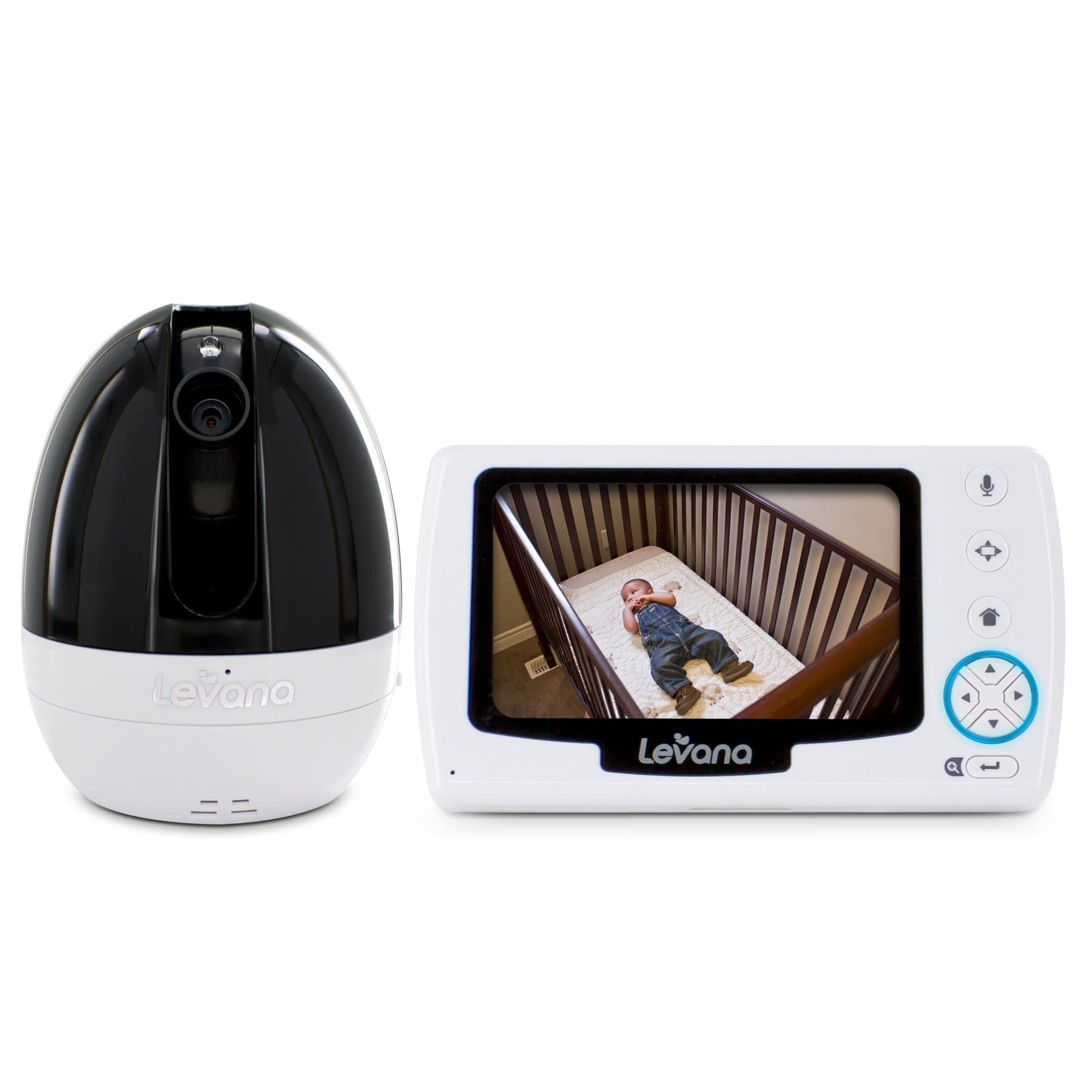 Levana Stella 4.3" PTZ Digital Baby Video Monitor with Talk to Baby Intercom