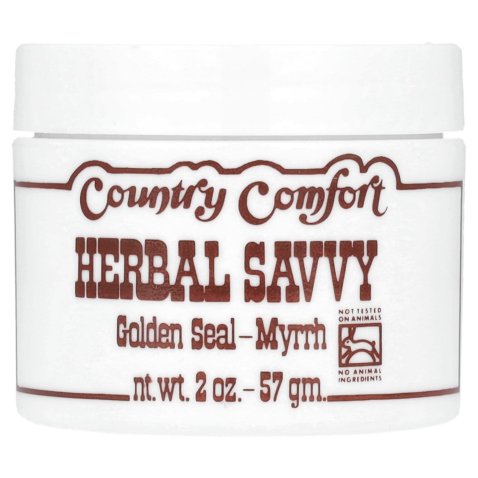 Country Comfort Herbal Savvy Goldenseal Myrrh Supplement, 2 Ounce