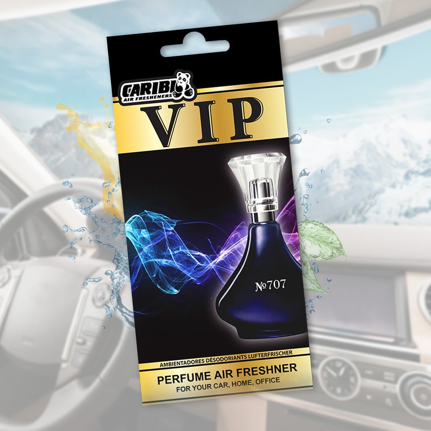 Caribi VIP Air Freshener, Luxury Perfume For Your Car! Premium Designer Scents Inspired From Word’s Most Expensive Fragrances (707 Madonna "Truth or Dare")