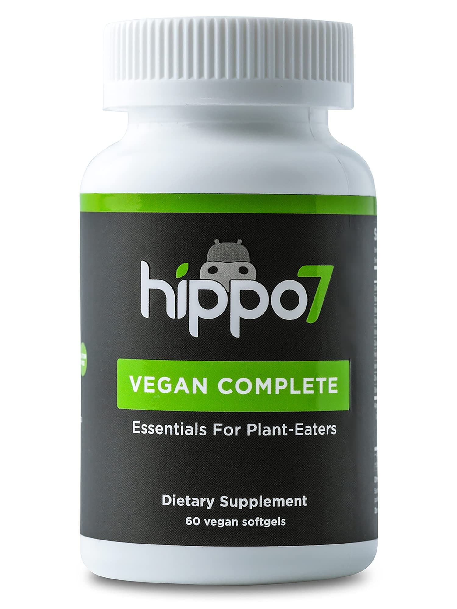 Vegan Complete Multivitamin Vitamin B12, Vitamin D, Omega-3 DHA+EPA, Calcium, Iodine, Zinc & Iron. (1 Bottle, 60 Softgels)