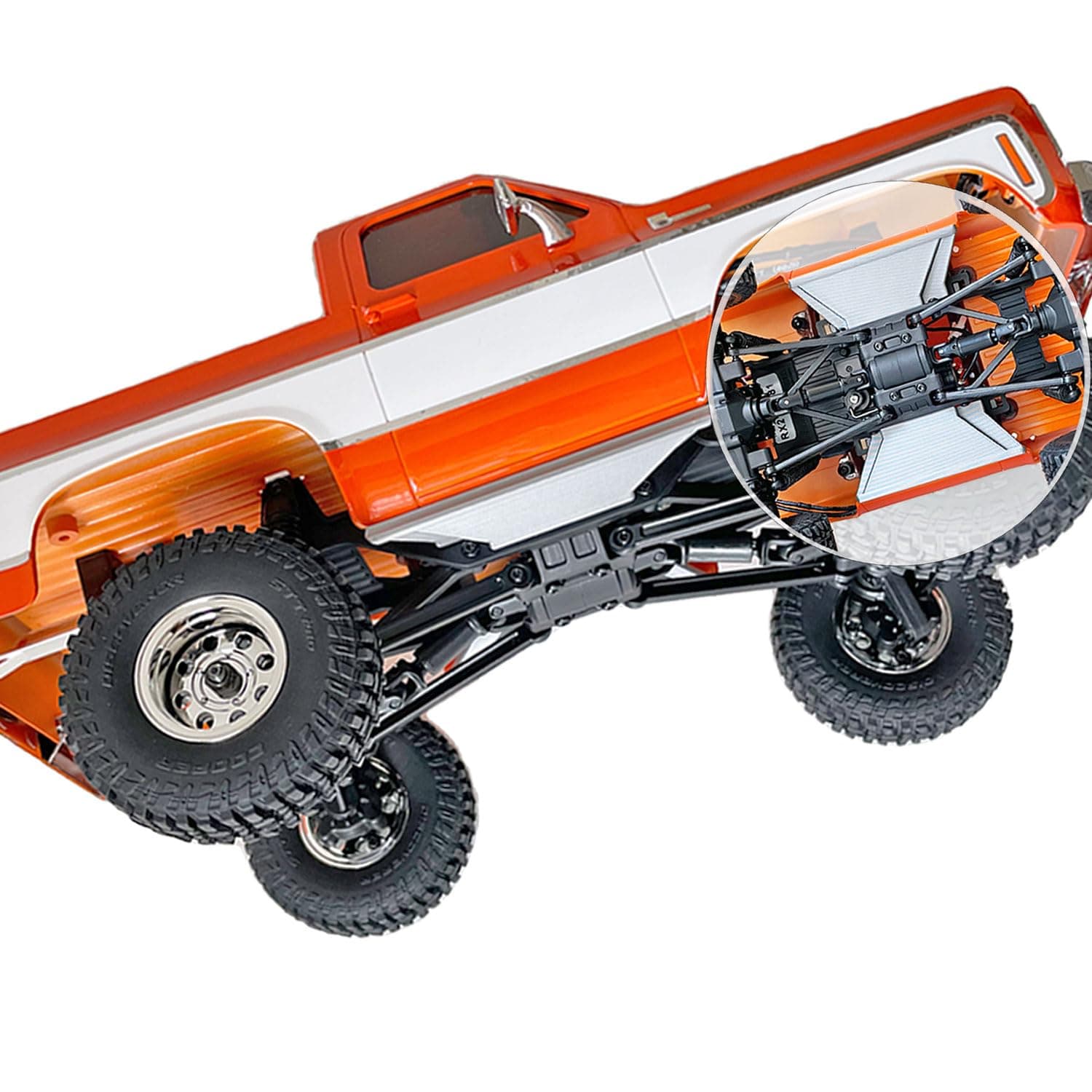 Rock Sliders Body Saver for FMS fcx24 K5 Blazer RC Crawler Upgrade Parts(NO Truck Included)