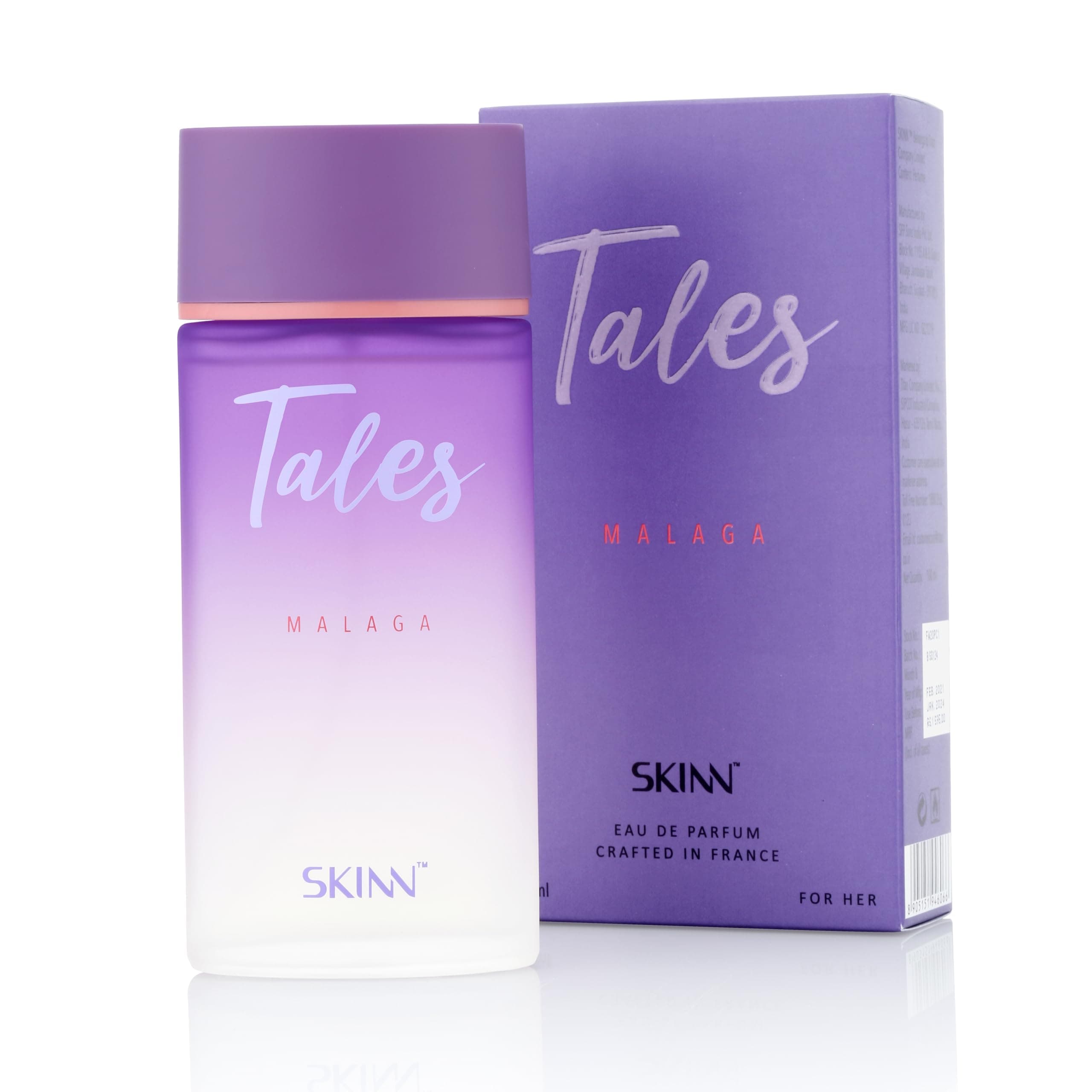 | Tales Malaga Perfume - 100 Ml | Perfume For Woman | Gift for Women | Premium Fragrance | Grooming Essentials | Long Lasting Smell for Women | Fresh & Vanilla | Eau De Parfum