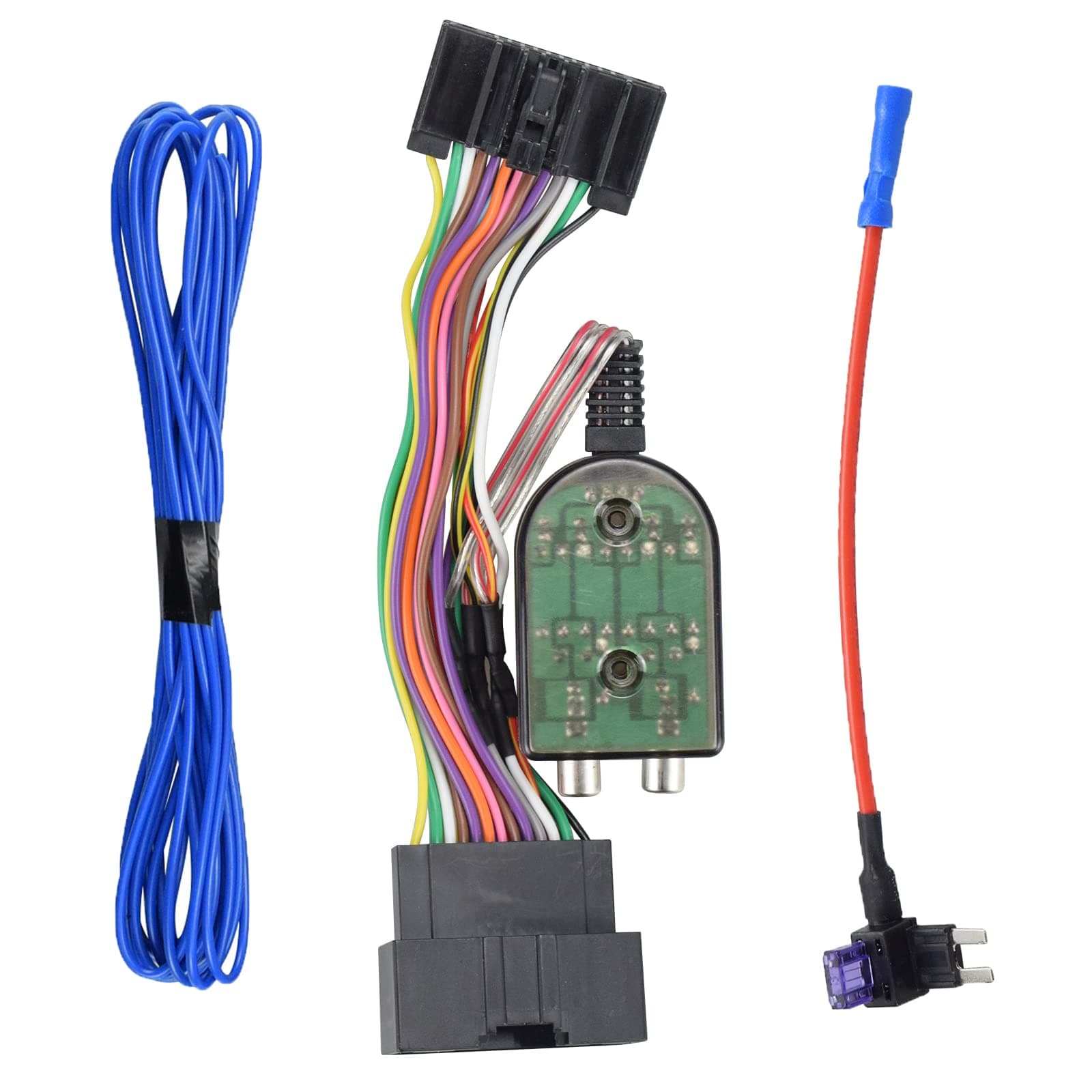 GWNOWZZET Add A Subwoofer Amplifier Wire Harness Comes with an Inline Converter Fit for Ford 2011-2018 Factory Radio