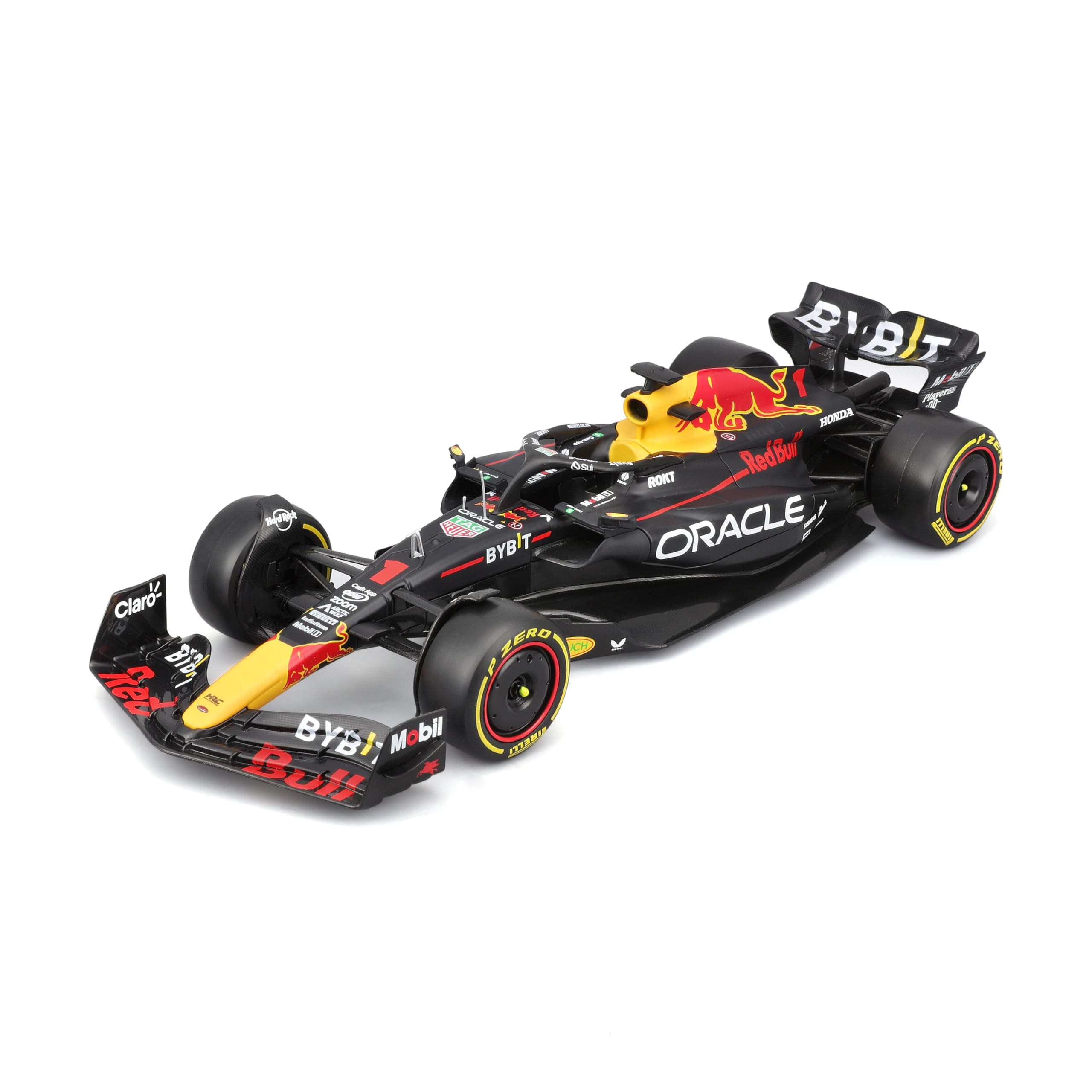 Red Bull Racing RB19 Max Verstappen #1 2023 - Realistic Car Model in 1:24 Scale and Max Verstappen, Officially Licensed Red Bull Figure, Recommended Age 14+ Years