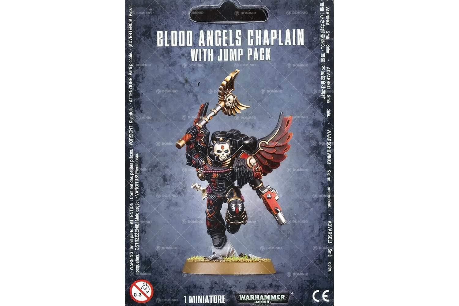 Games Workshop Warhammer 40k - Blood Angels Chaplain With Jump Pack