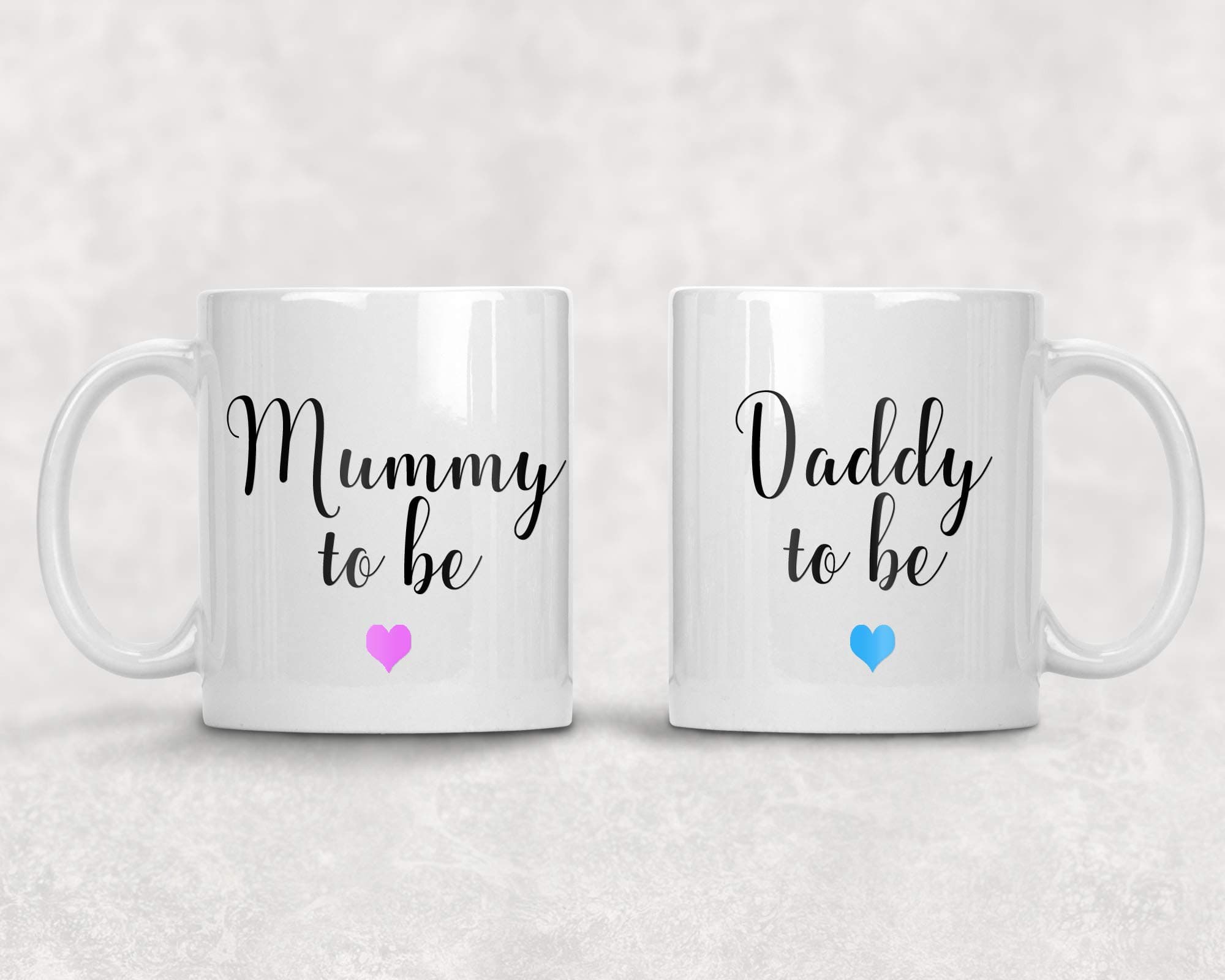 Mummy to be and Daddy to be Mug Set