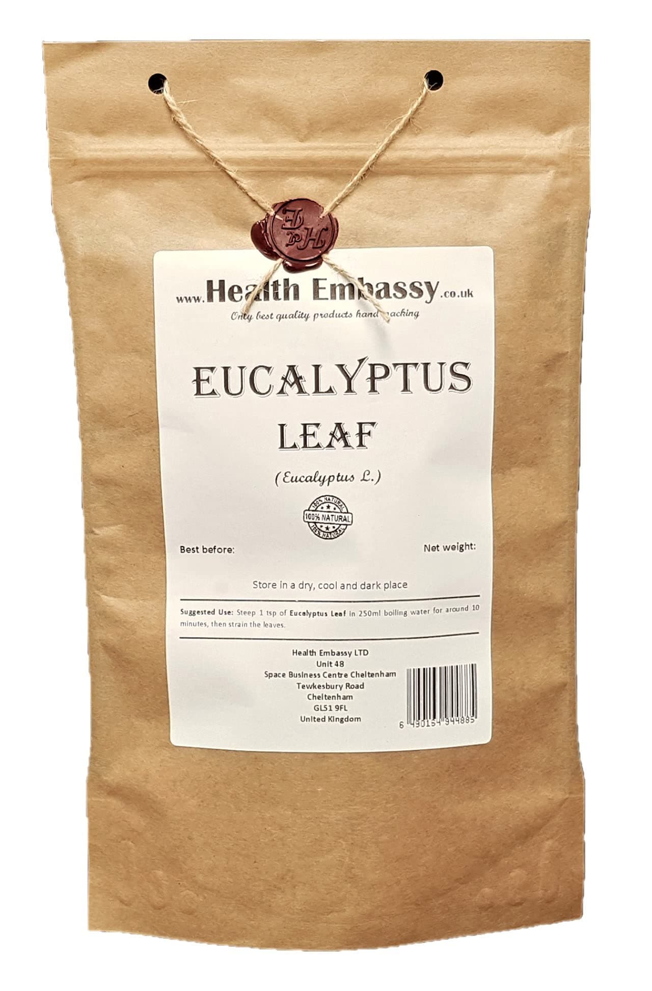 Health Embassy Eucalyptus Leaf (Eucalyptus L) Loose Herbal Tea (50g)