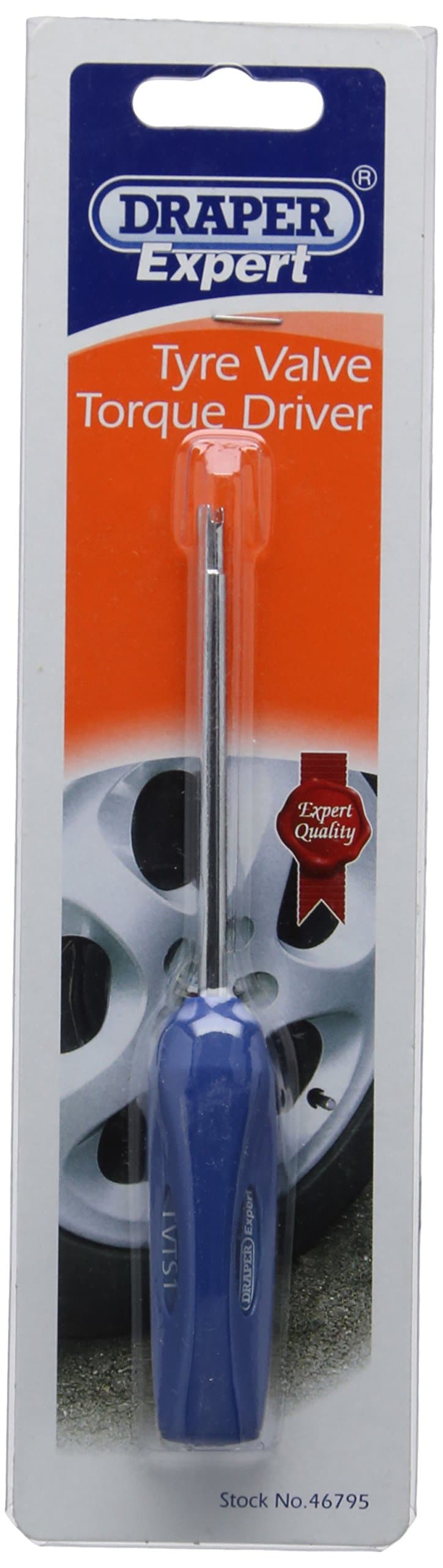 46795 Expert Tyre Valve Torque Driver, Blue