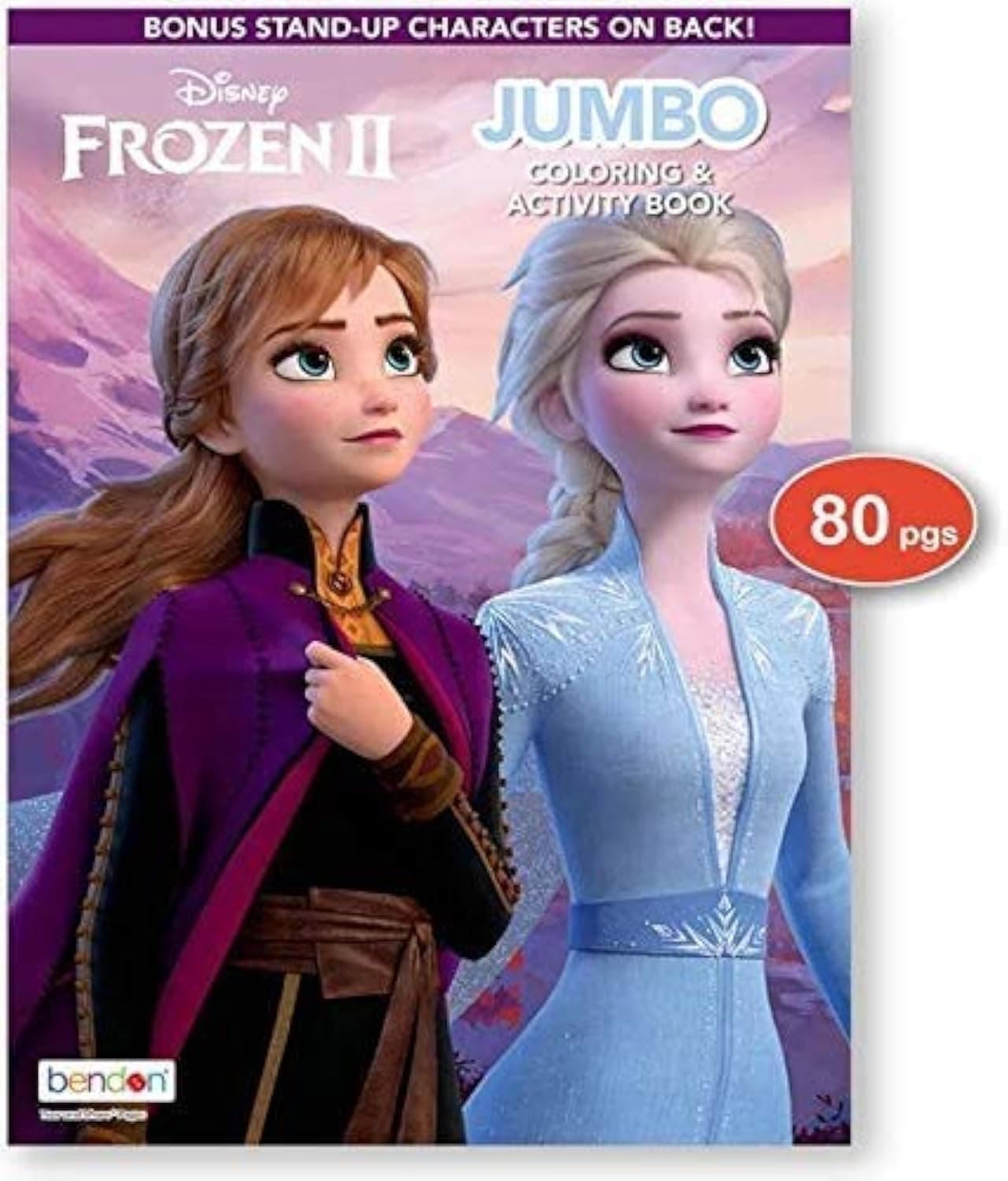 Frozen 2 Coloring Book Disney Arts Crafts Coloring, Painting Gift Set, Perforated Paper - Healthy Educational Play, for Kids Girls Boys Toddlers