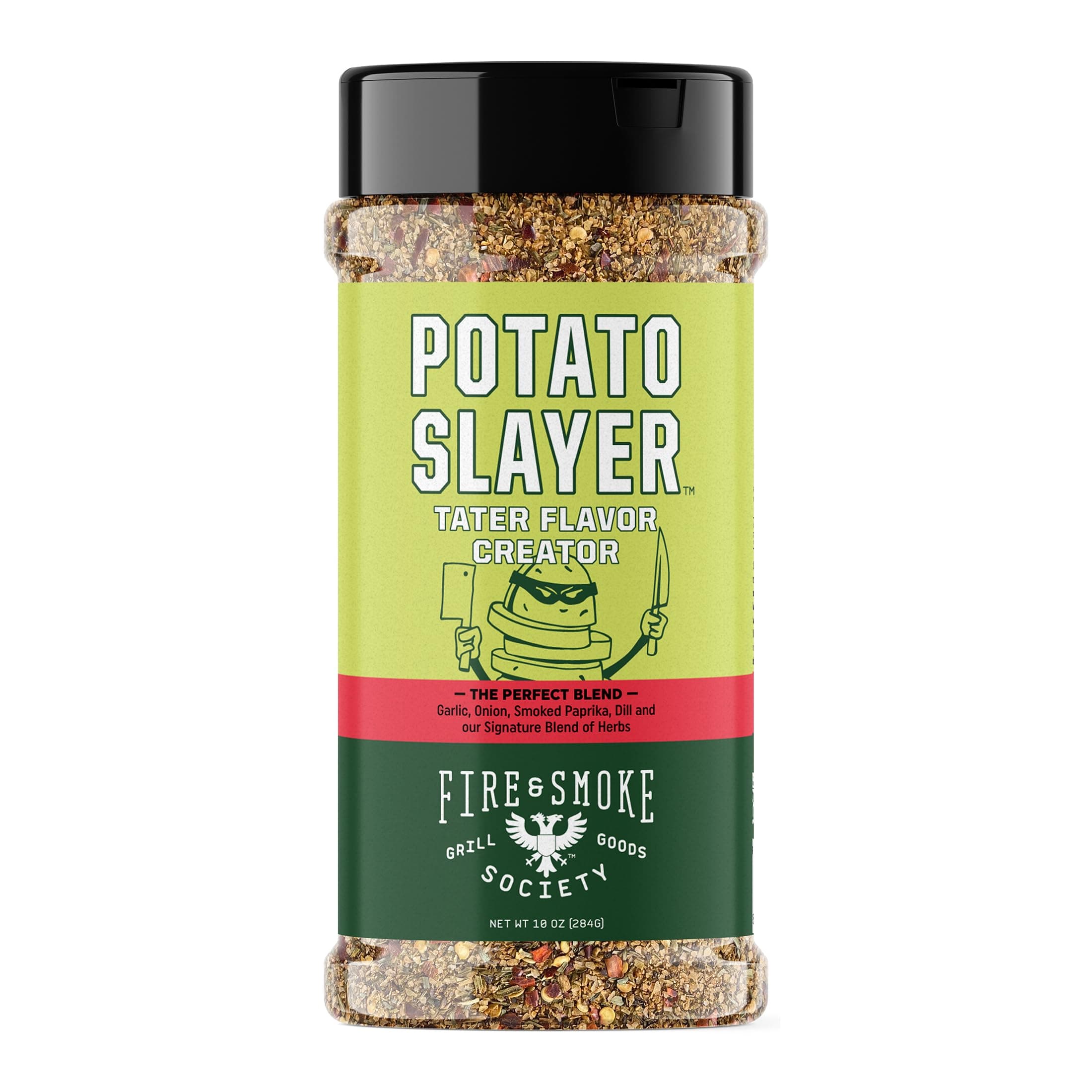 Potato Slayer Vegetable Seasoning | BBQ Seasonings and Rubs for Grilling | Potato, French Fry | Mix Blend Rub Powder, Garlic, Onion, Herb Flavor | XL, 10 oz