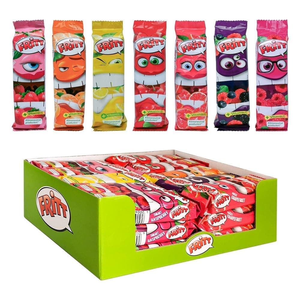 Assorted Flavors Chewy Candy -Case of 30 Pack X 6 Stick Ea.