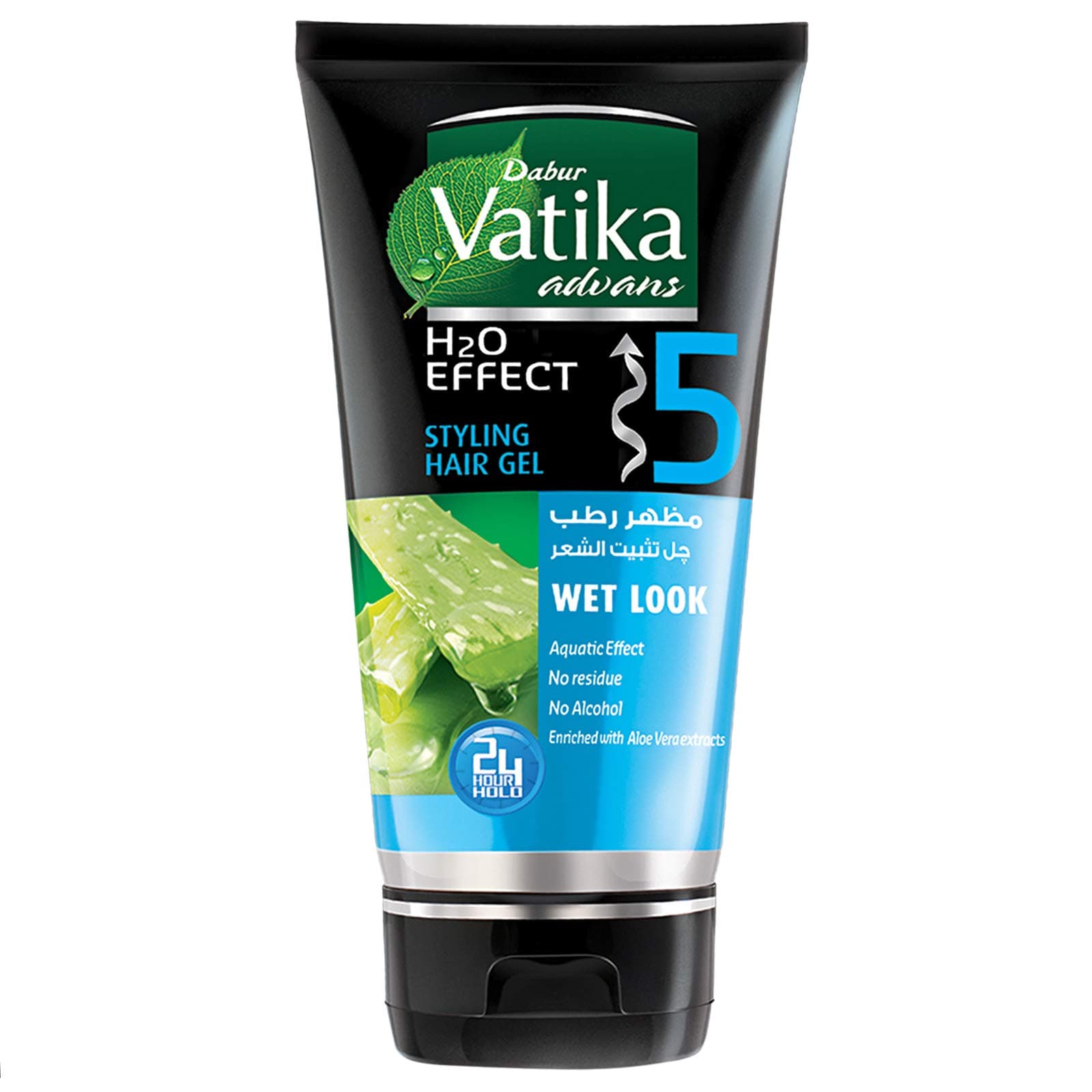 Naturals Advanced Wet Look Hair Gel -150 ml | Splash Effect with 24 Hour Hold | Hair Gel for Men, Women & Kids | Suitable for Styling Curly Hair & Baby Hairs | With Aloe Vera & Honey Extracts