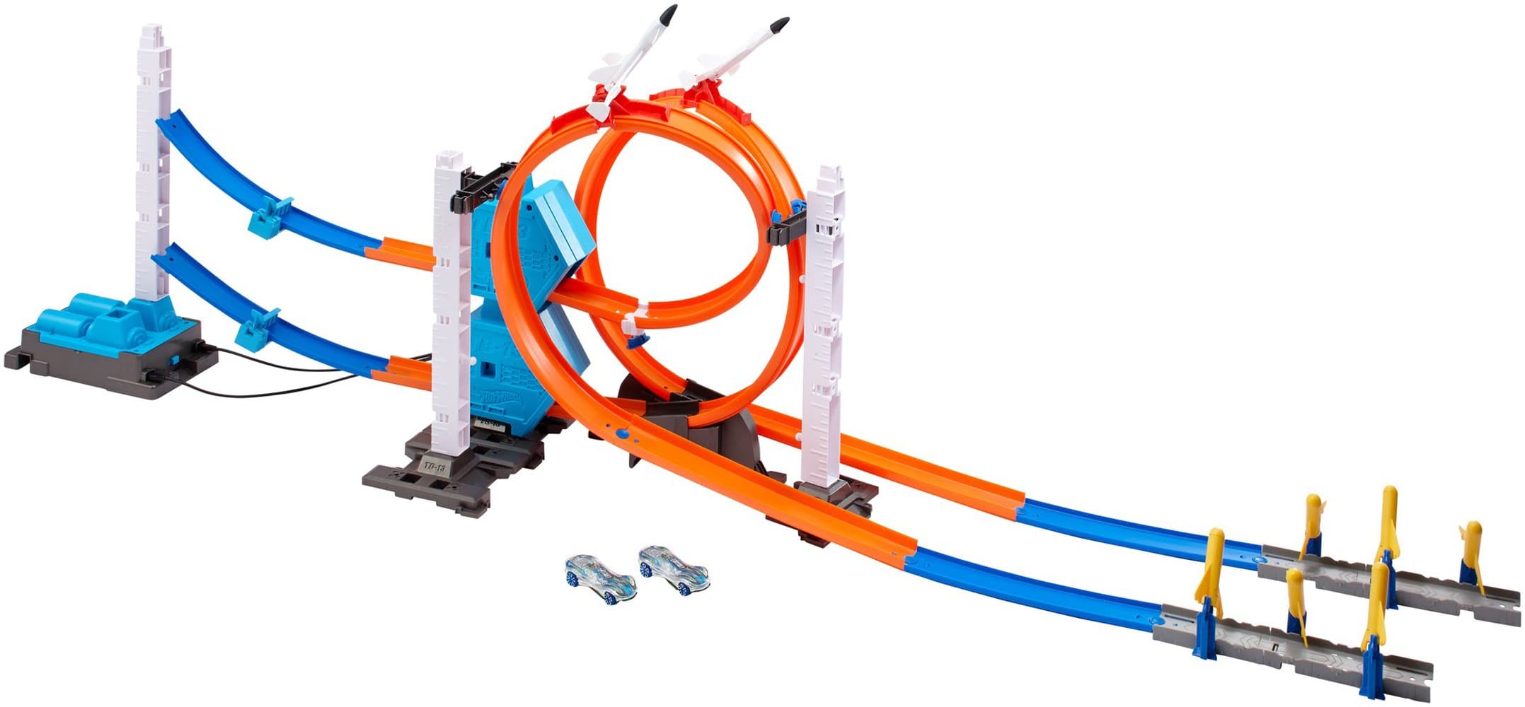 Hot Wheels Track Builder Rocket Edition Power Booster Kit