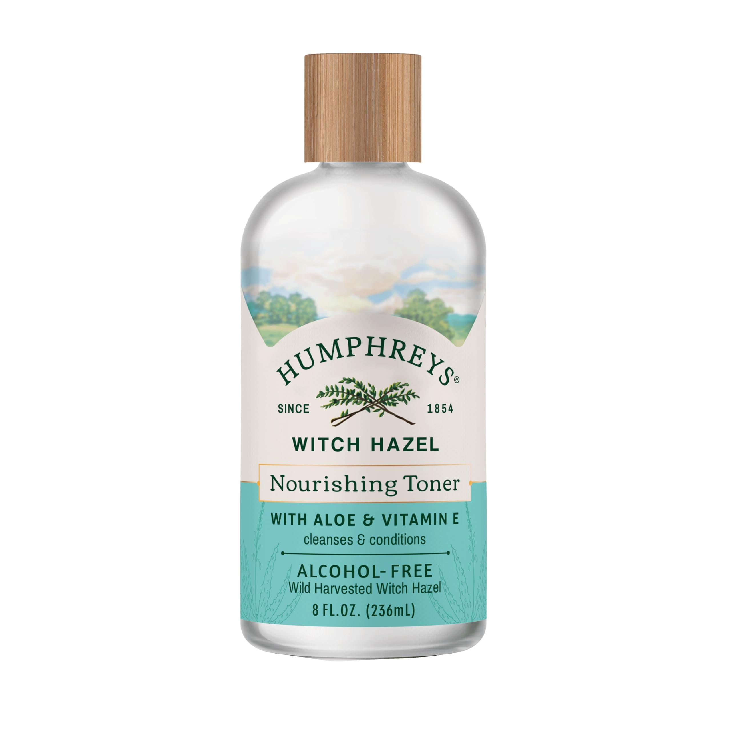 Witch Hazel Nourishing Toner | Wild Harvested Witch Hazel & Aloe | Alcohol-Free | Natural | Hydrating | Soothing | 8 Fl Oz
