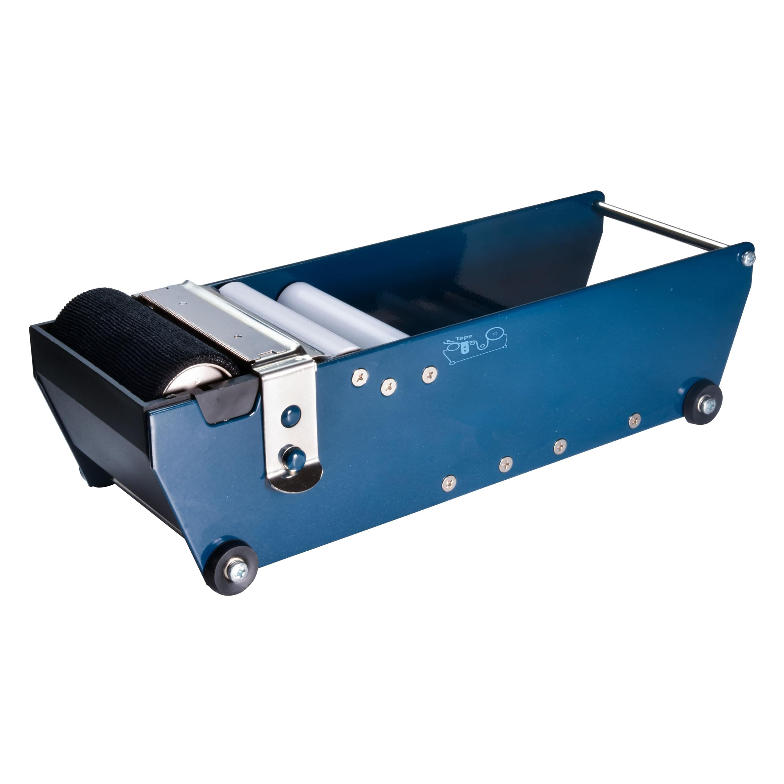 Excell ET-377 Water Activated Gummed Kraft Paper Tape Dispenser: Easy-to-use Roller moistens Tape for Smooth Cutting. Perfect for Sealing Shipping Boxes in Factories, Warehouses, and Retail Stores.