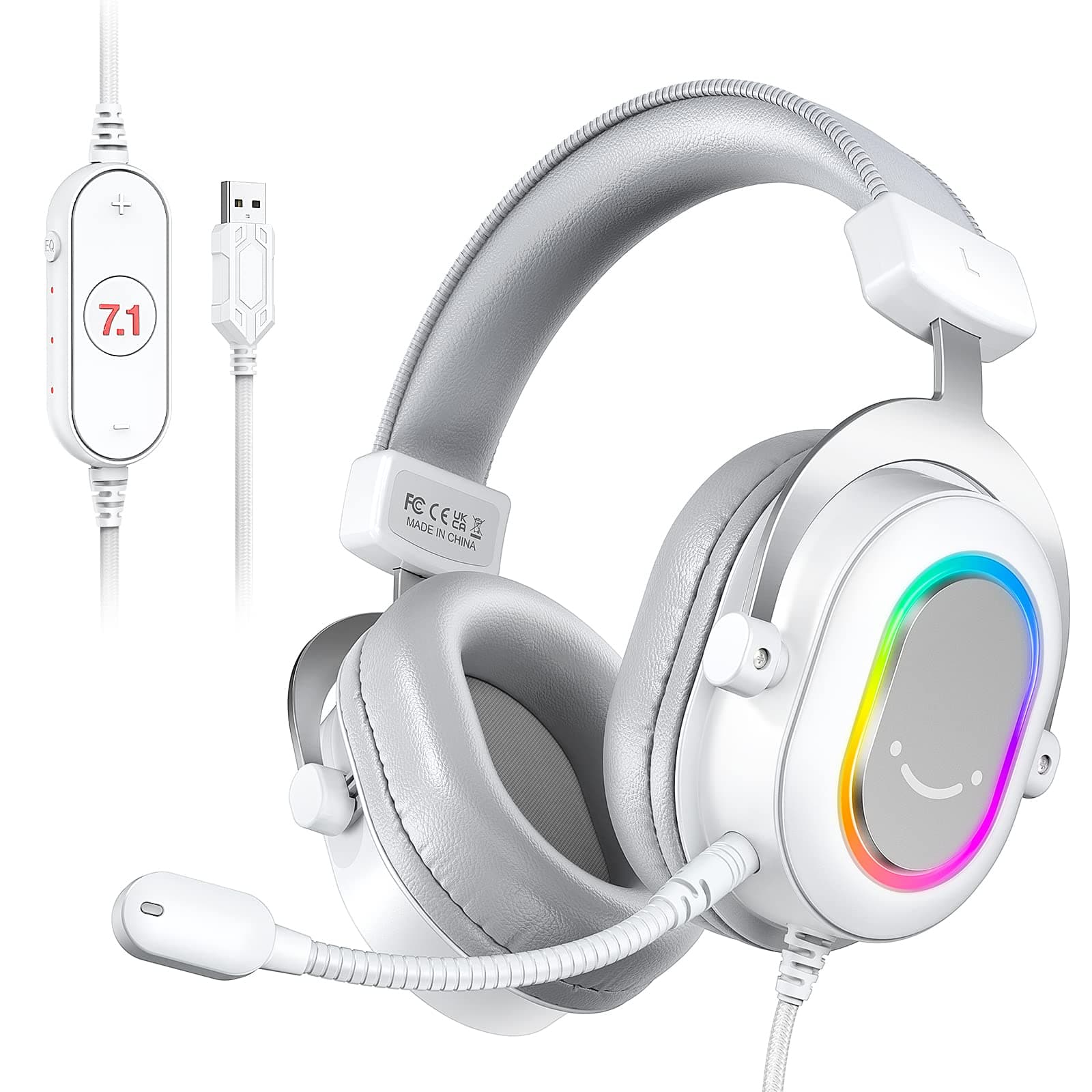 FIFINE Gaming Headset (H6-White)