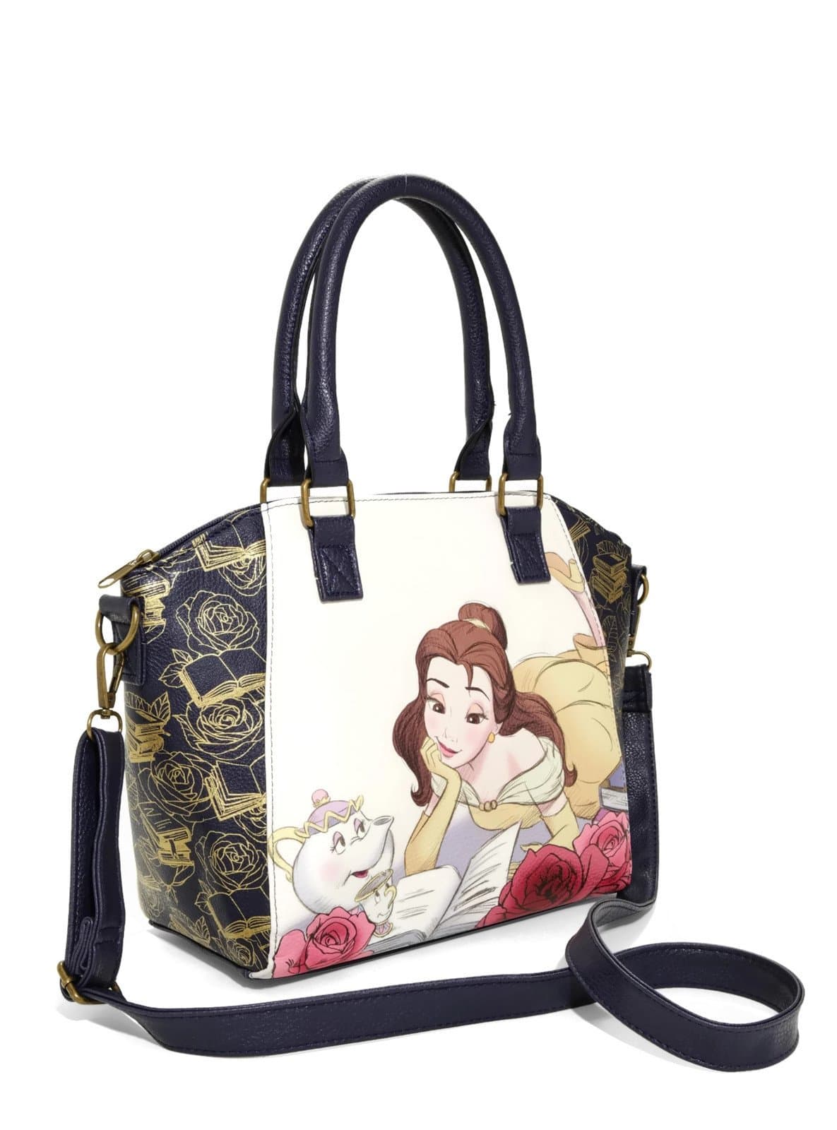 Loungefly Disney Beauty And The Beast Belle Reading Satchel