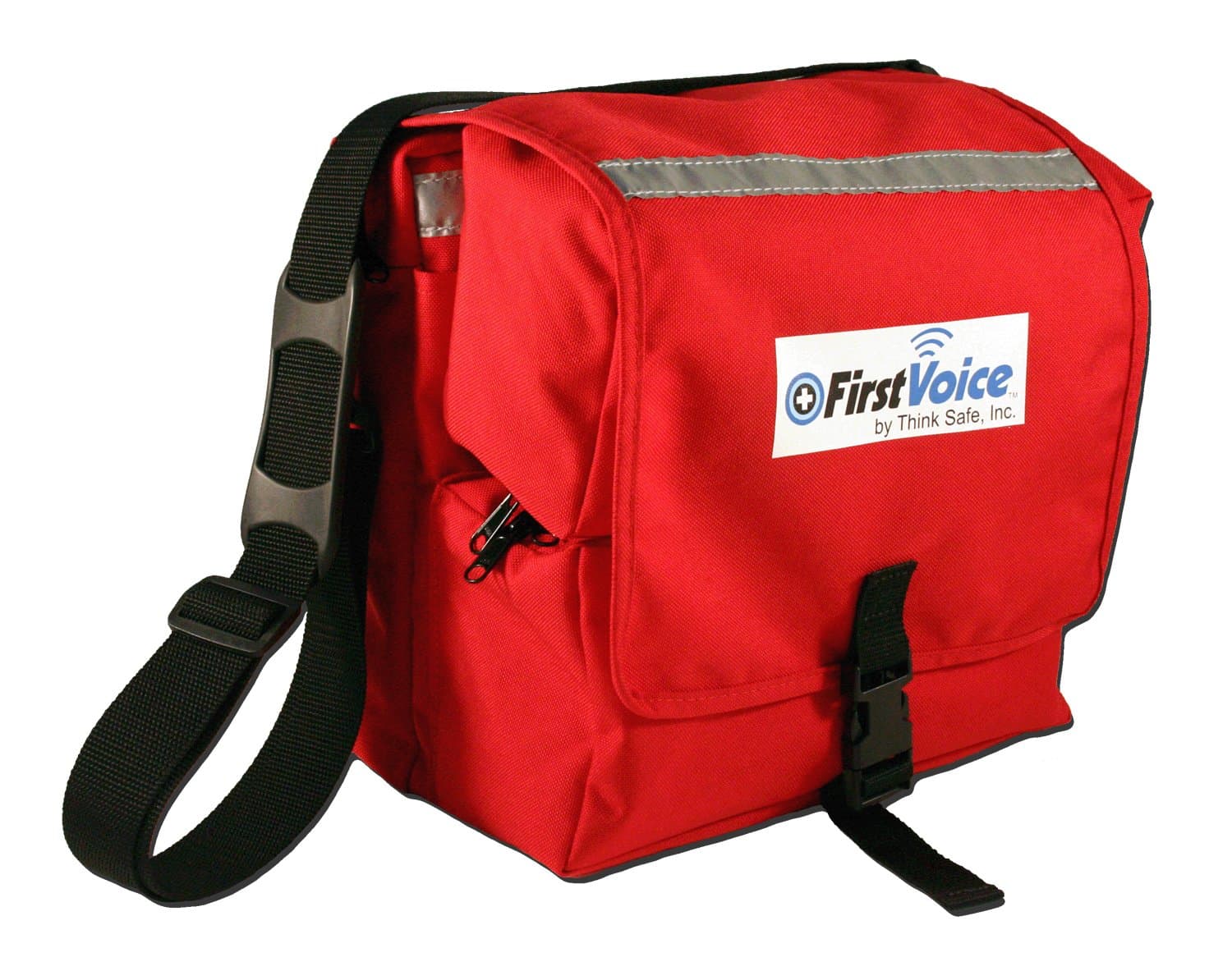 First Voice FV900b Basic Rollout First Aid Responder Bag with Labeled Pockets (Bag olny)