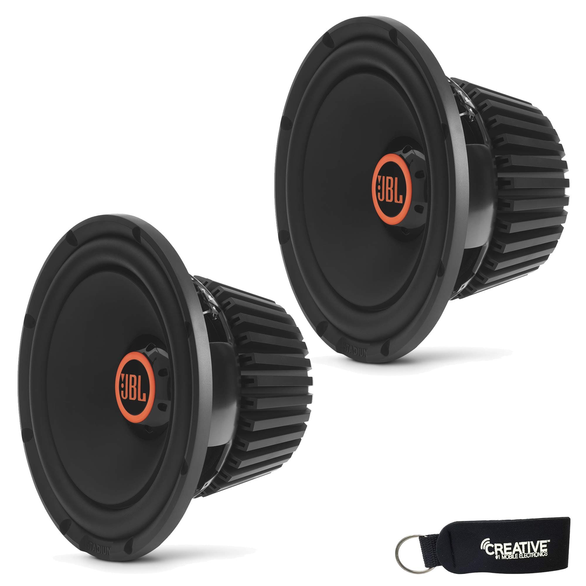 JBL Two STADIUM 1224 Stadium Series 12 Inch Subwoofers with SSi Selectable Impedance