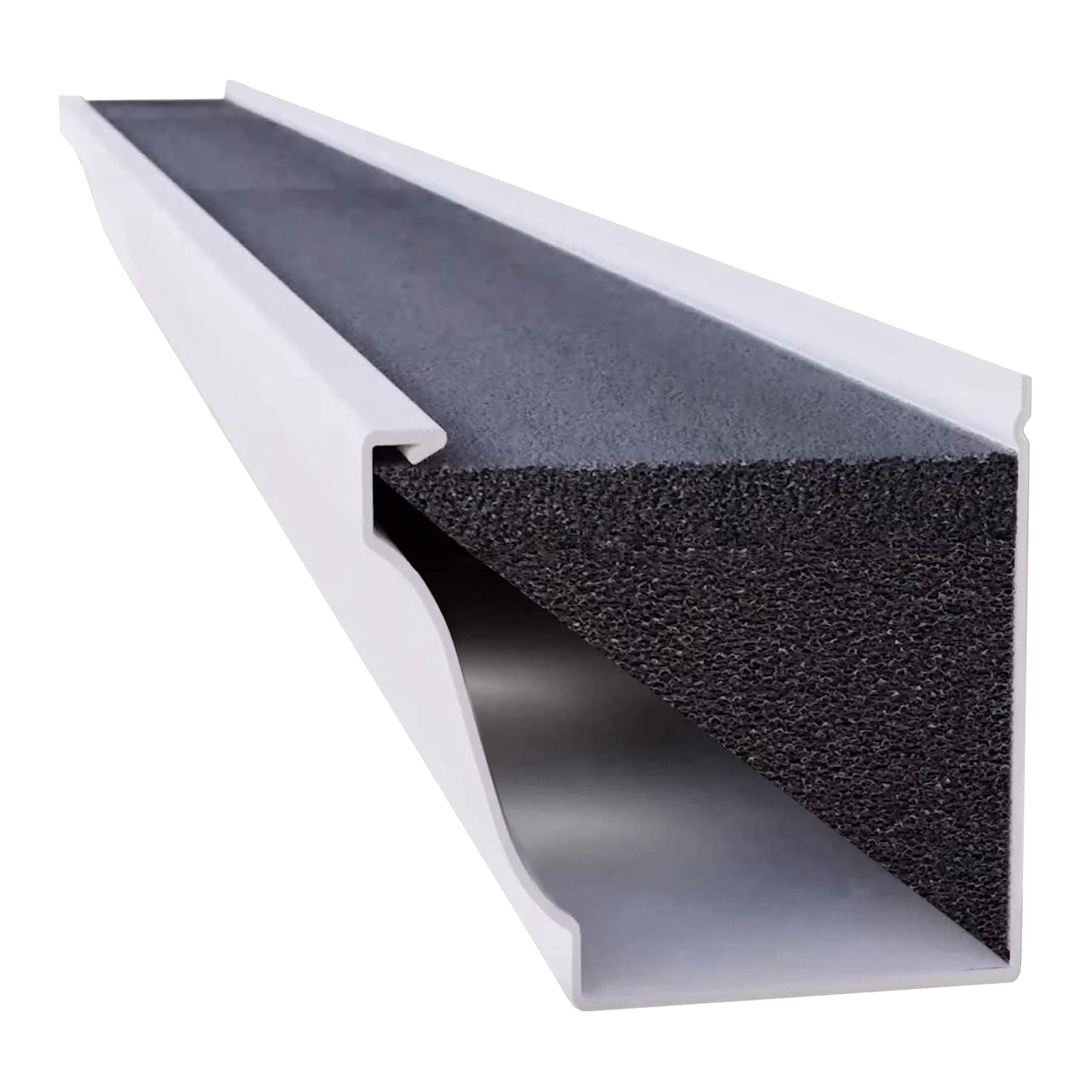 Original Gutter Guard - 5-Inch K Style Foam Gutter Filter Insert with Year Round Leaf Protection & Easy DIY Installation - GSK532-2