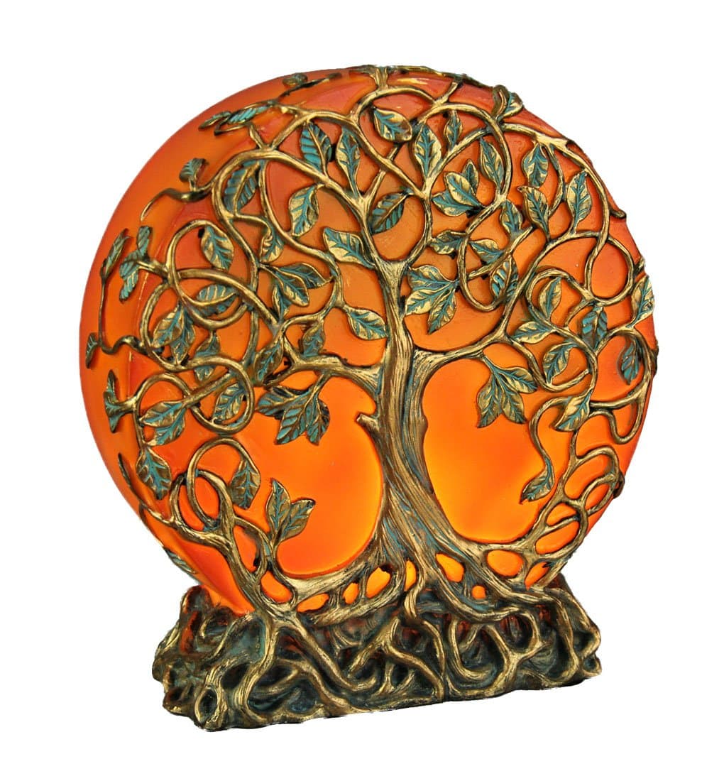 DeLeon Collections Tree of Life Night Light Figurine 6 X 2.75 X 6.25