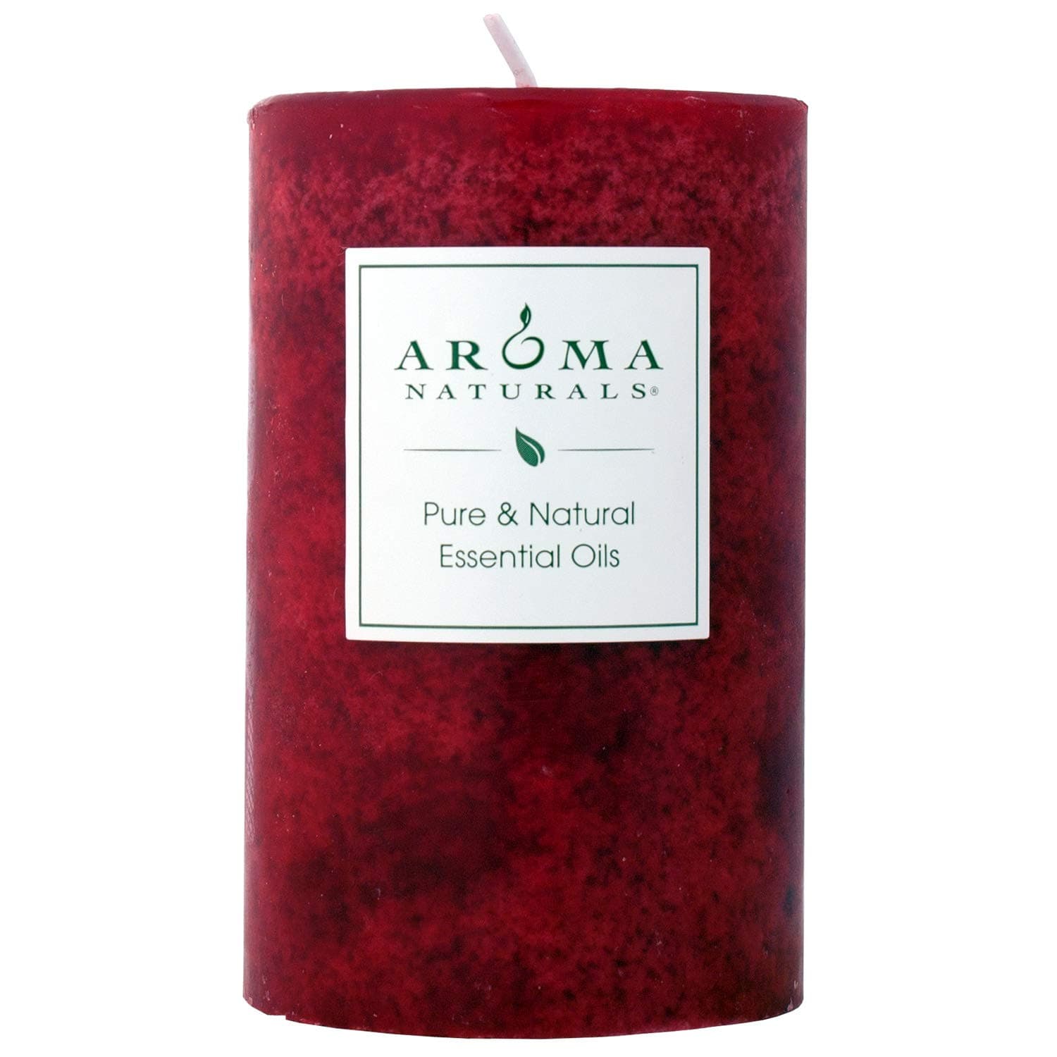 Holiday Orange, Clove and Cinnamon Essential Oil Scented Pillar Candle, Warm Spice, 2.5 inch x 4 inch
